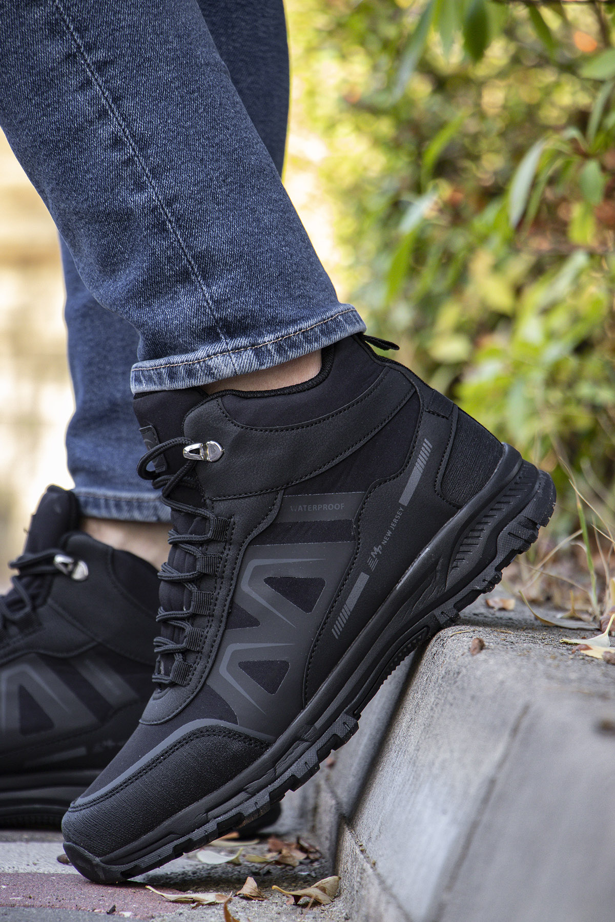 . Jersey Kaymaz Taban Su Geçirmez Outdoor Erkek Bot - Görsel 2