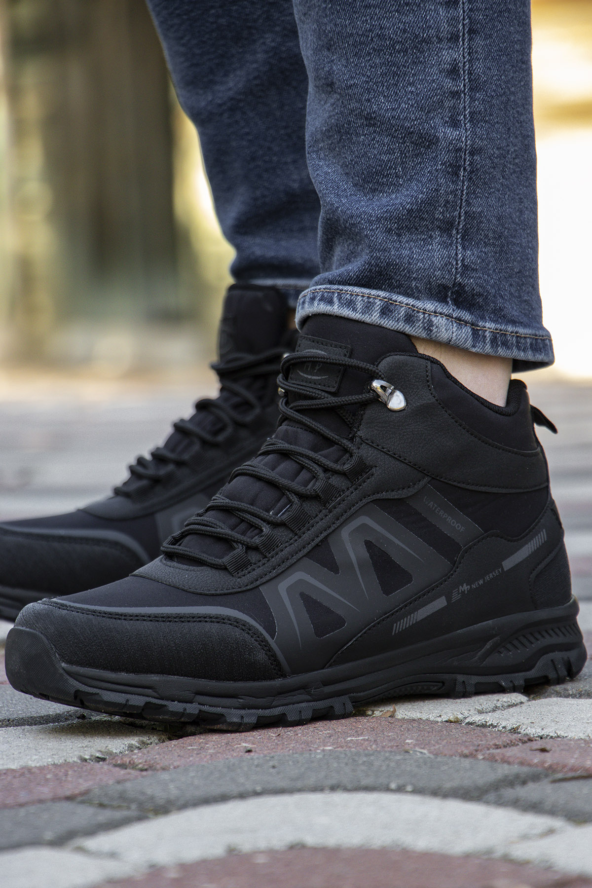 . Jersey Kaymaz Taban Su Geçirmez Outdoor Erkek Bot - Görsel 3