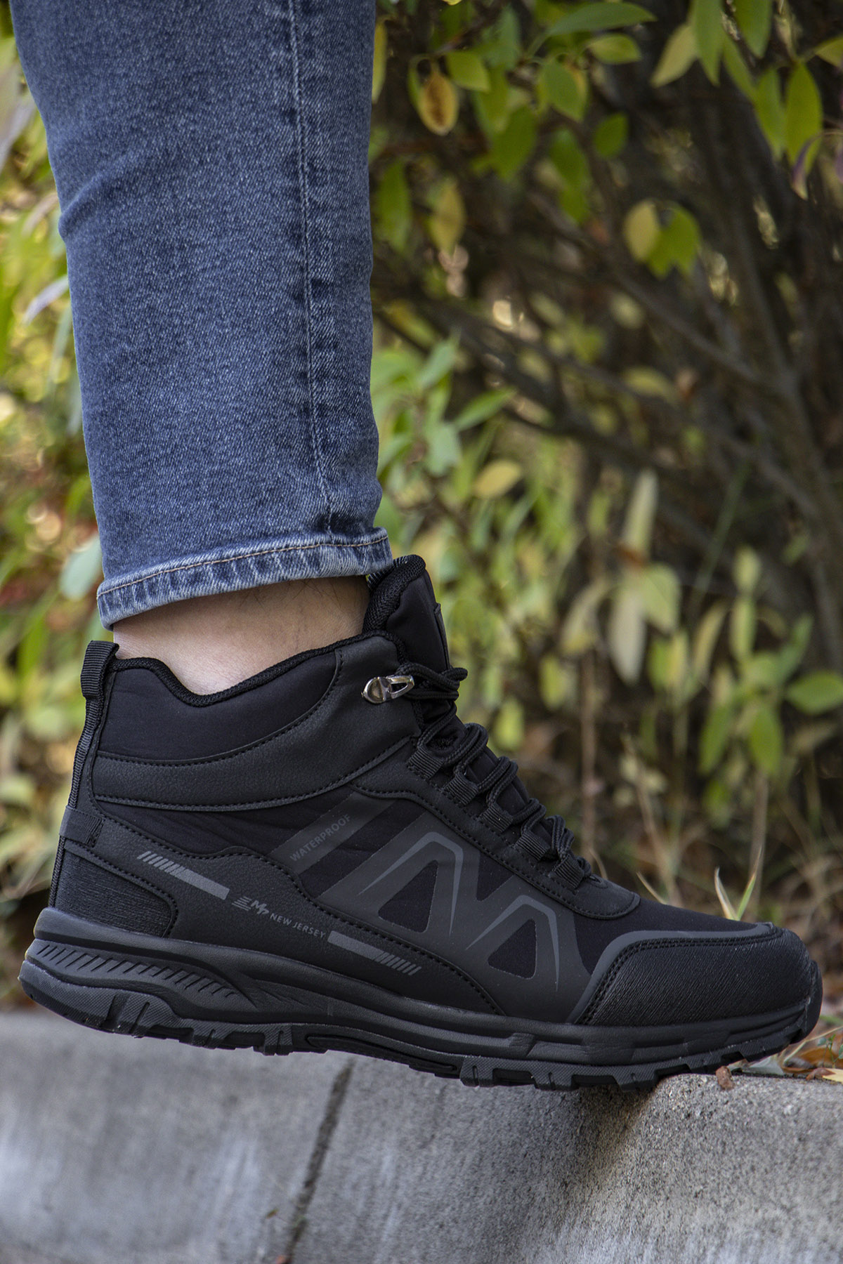 . Jersey Kaymaz Taban Su Geçirmez Outdoor Erkek Bot - Görsel 6