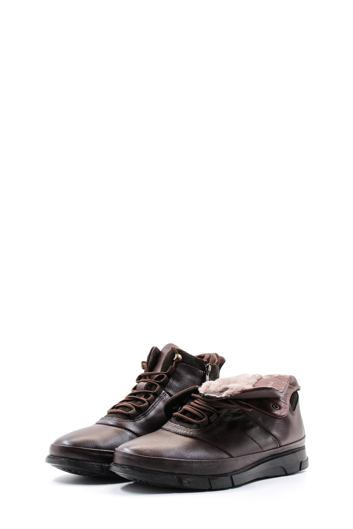 Hakiki Deri Kürklü Erkek Spor Bot 717KMA10335-2 - Görsel 6