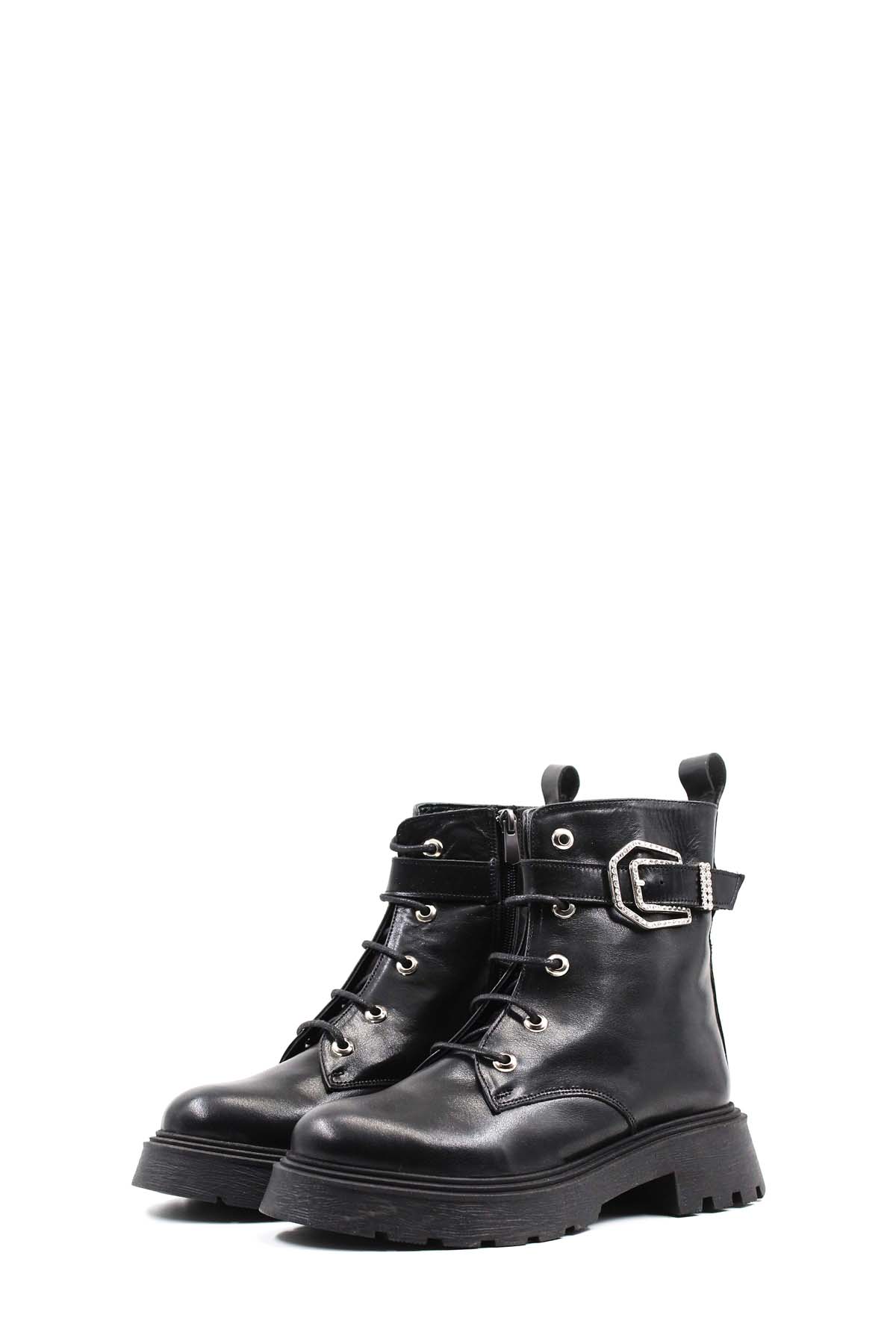 Hakiki Deri Kadın Klasik Bot 888SZA1560 - Görsel 6