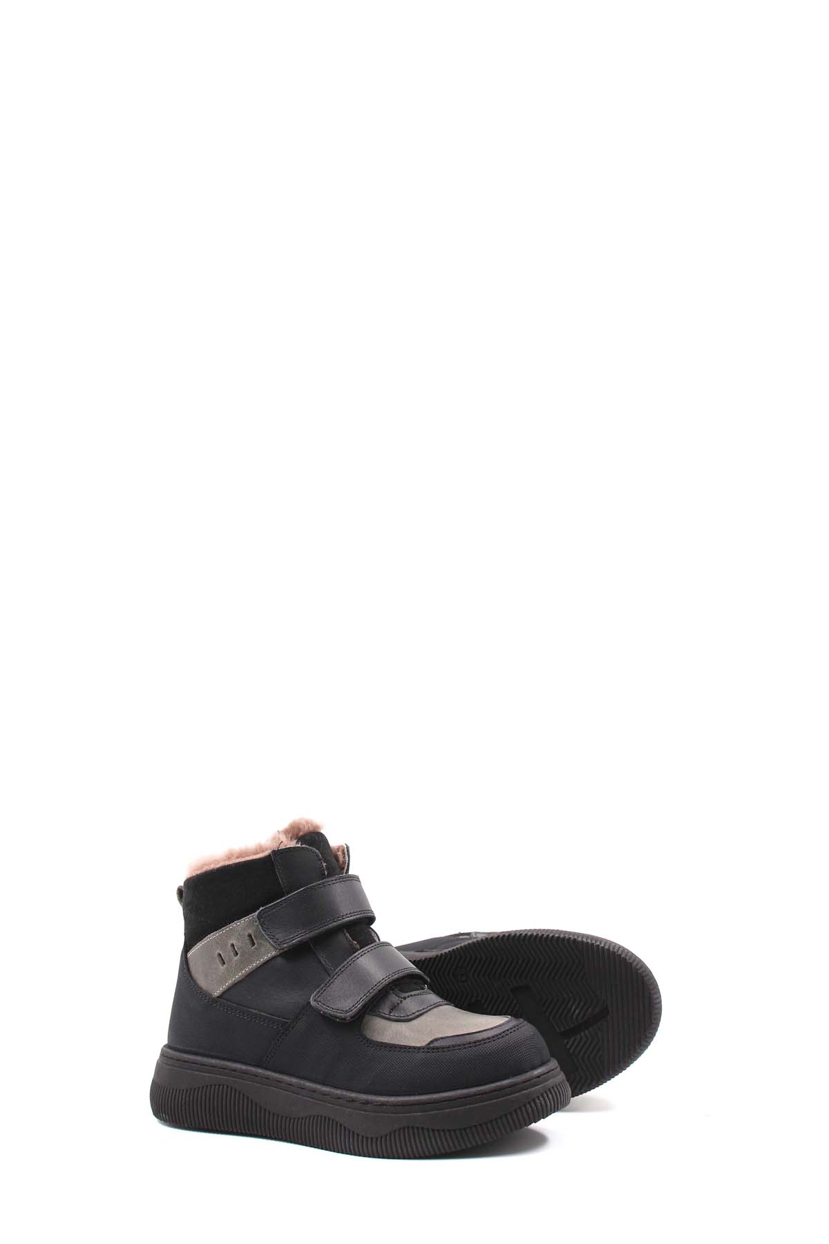 Hakiki Deri Kürklü Unisex Çocuk Klasik Bot 157KXA2710 - Görsel 5