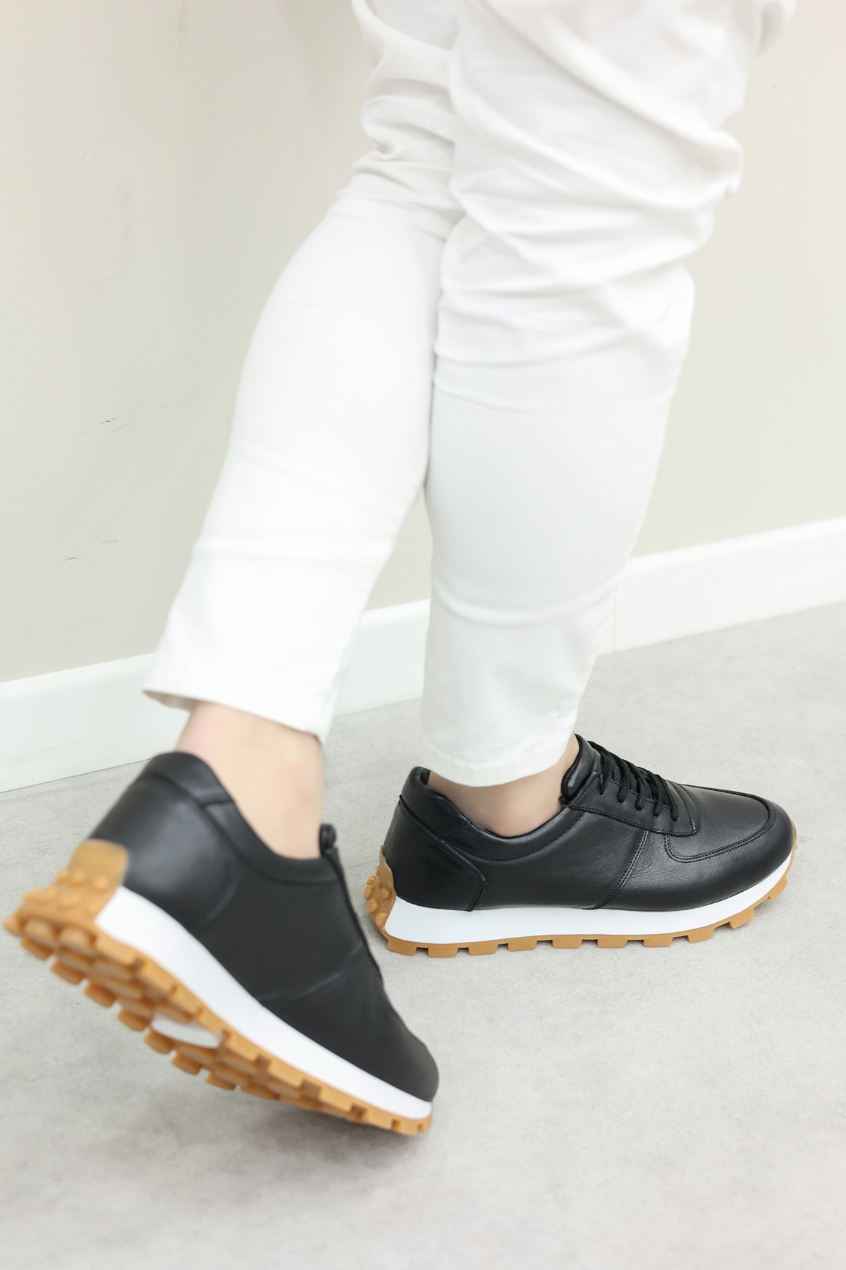 Hakiki Deri Erkek Casual Ayakkabı 154MA708 - Görsel 6