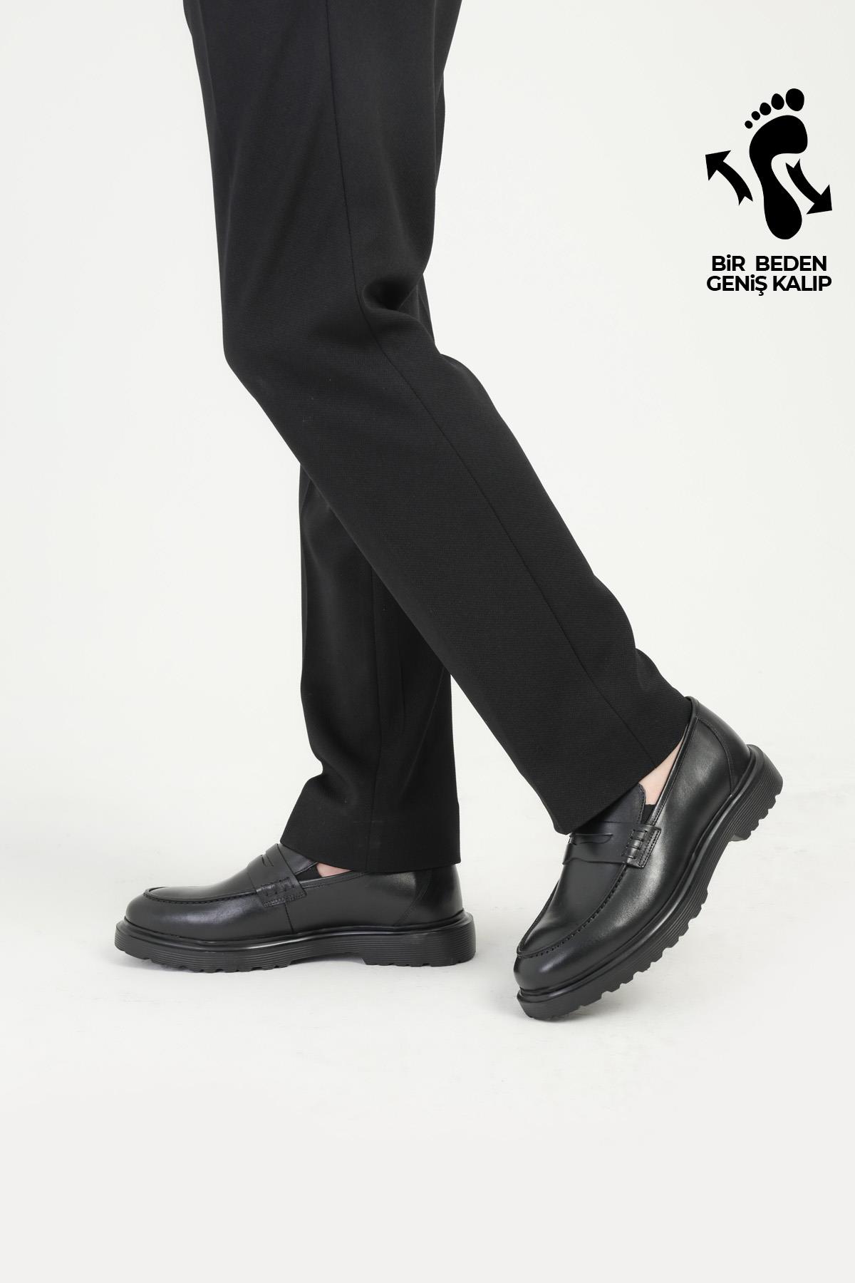 Hakiki Deri Erkek Klasik Ayakkabı 741MA506E30 - Görsel 3