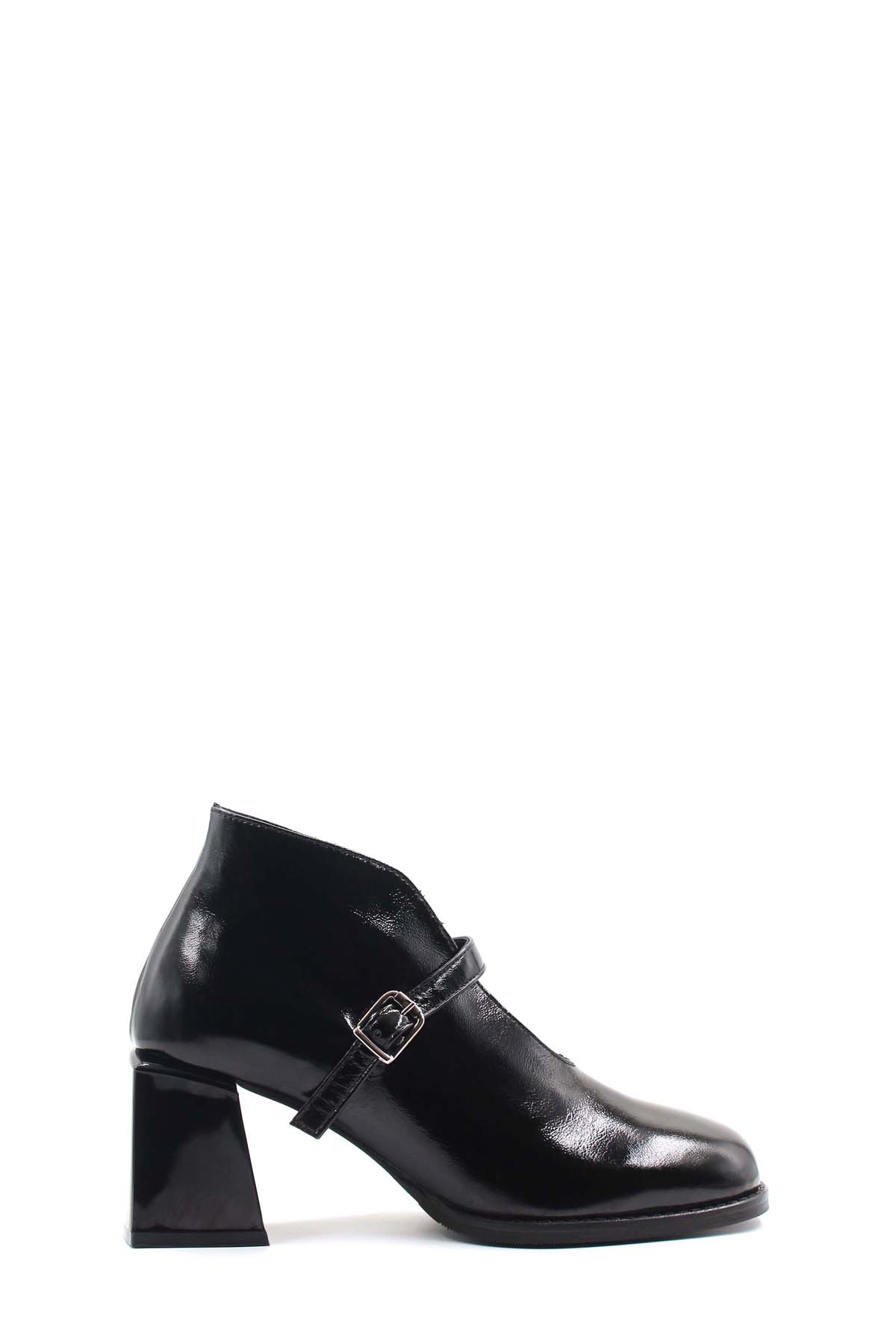 Hakiki Deri Kadın Kalın Topuklu Bot 064SZA230 - Görsel 3