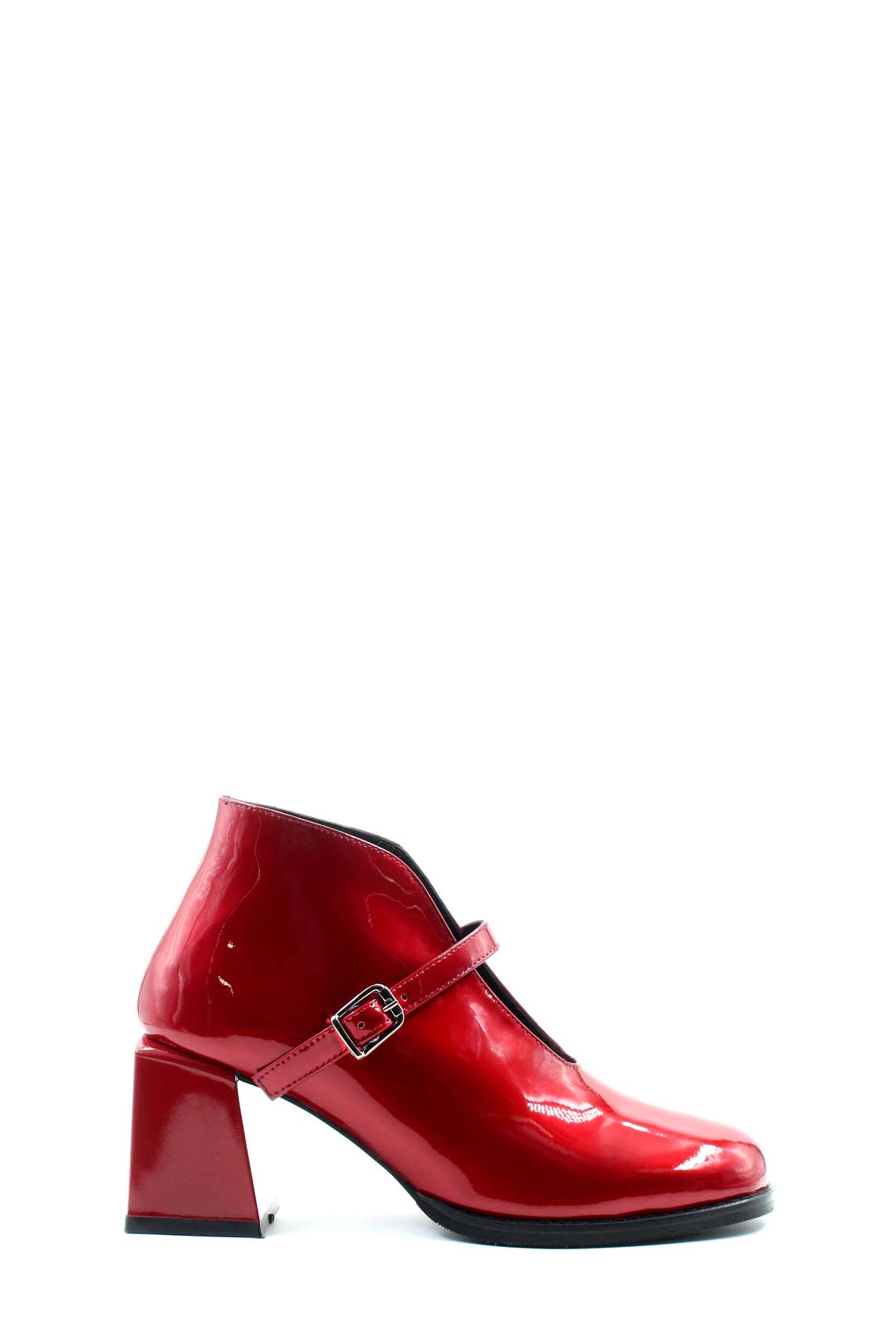 Hakiki Deri Kadın Kalın Topuklu Bot 064SZA230 - Görsel 2