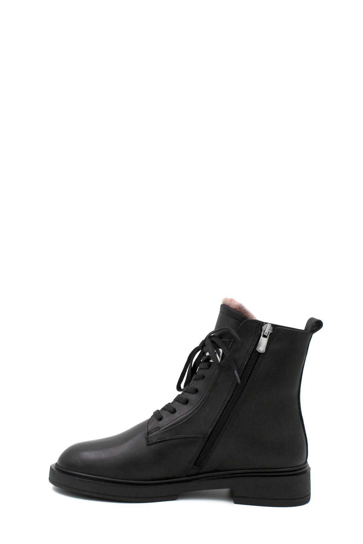 Hakiki Deri Kürklü Kadın Klasik Bot 916KZA3798 - Görsel 4