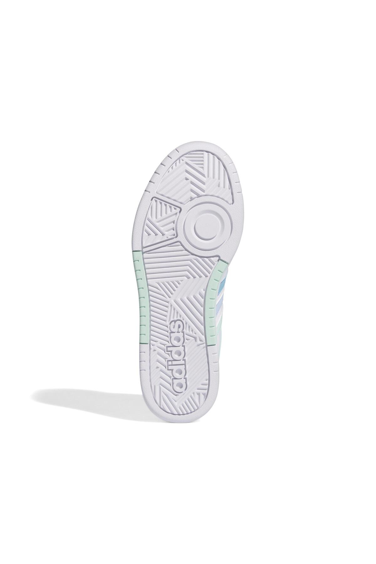 Hoops 3.0 Bold Erkek Beyaz Spor Ayakkabı (IH0183) - Görsel 5