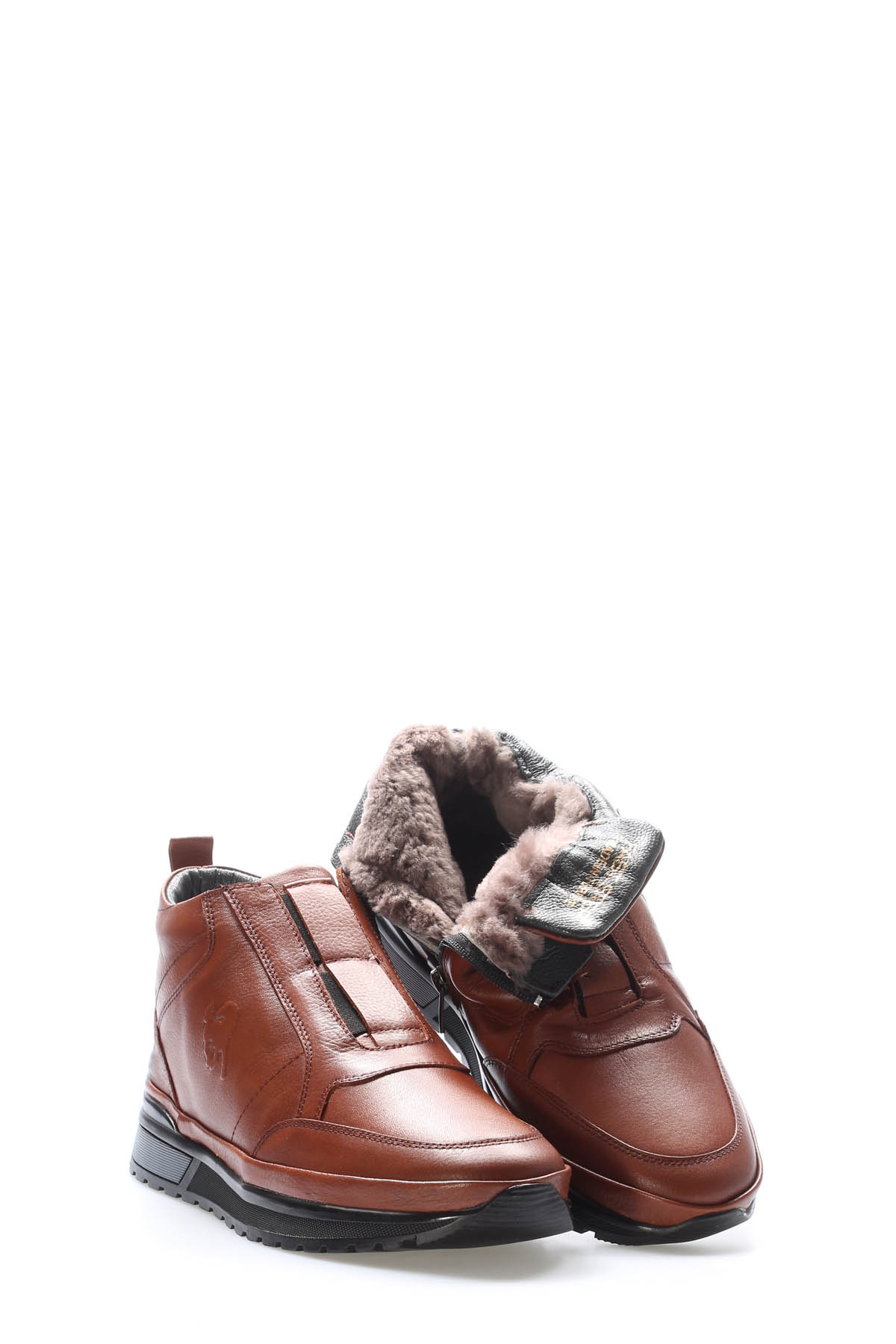 Hakiki Deri Kürklü Erkek Spor Bot 856KMA717 - Görsel 6