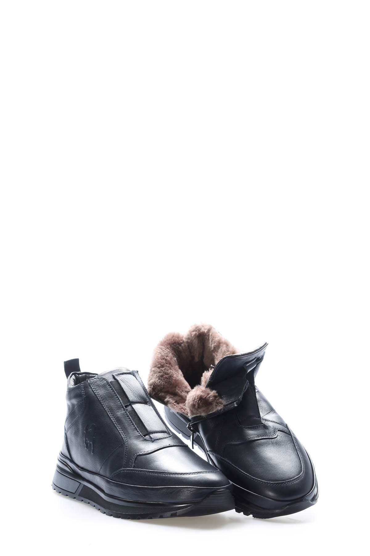 Hakiki Deri Kürklü Erkek Spor Bot 856KMA717 - Görsel 6