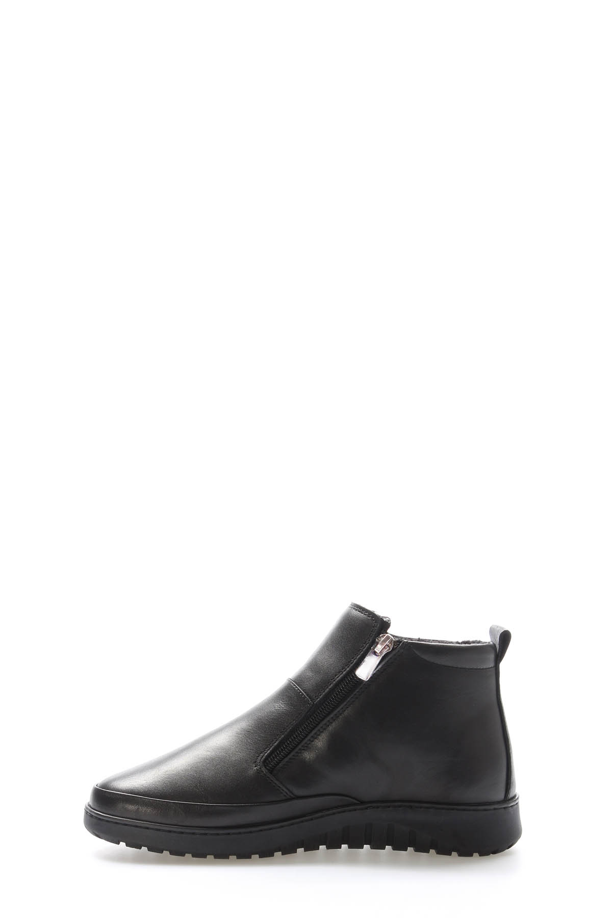 Hakiki Deri Kadın Kısa Topuklu Bot 972SZA7560 - Görsel 4