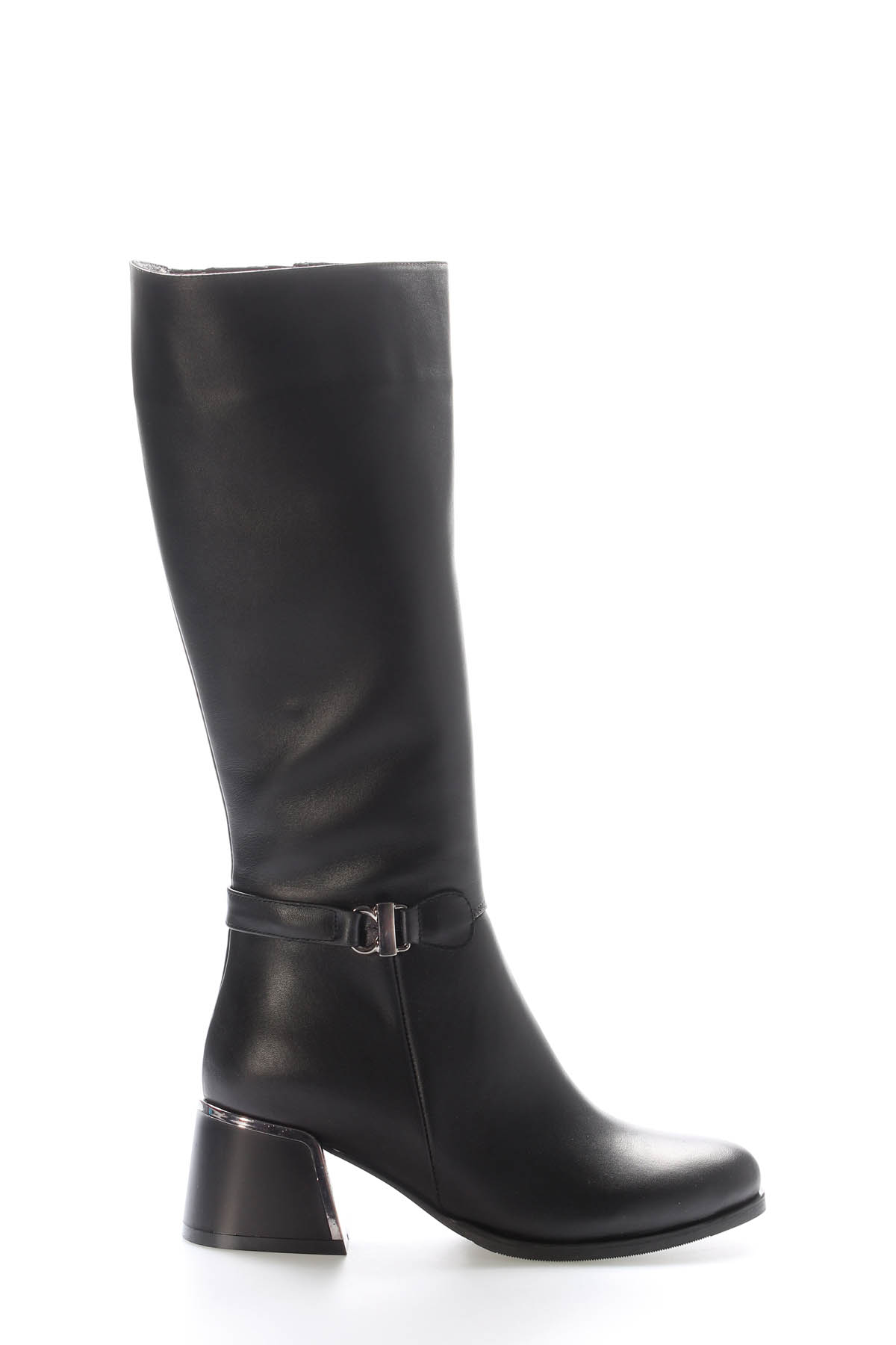 Hakiki Deri Kürklü Kadın Dolgu Topuk Çizme 064KZA267 - Görsel 3