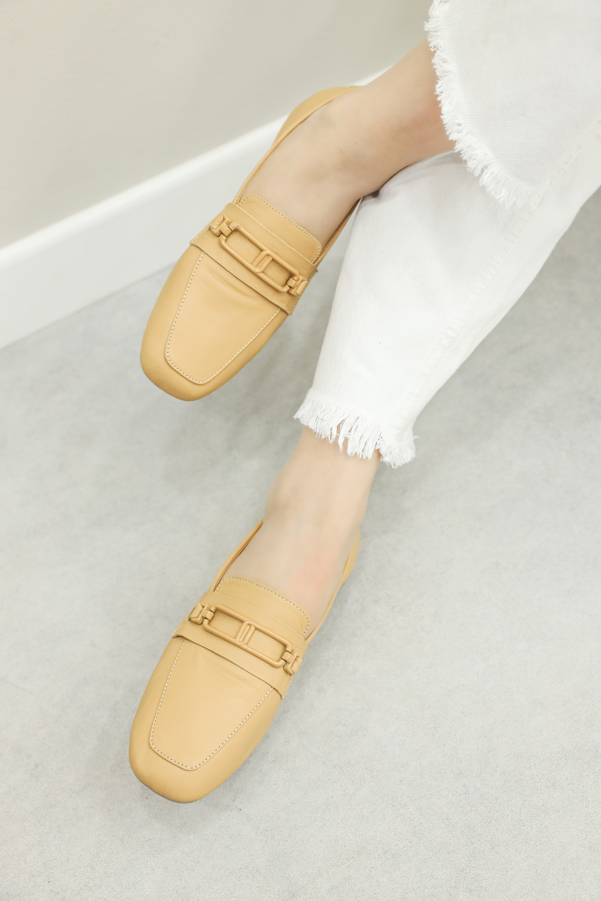 Hakiki Deri Kadın Babet Ayakkabı 210ZA005 - Görsel 2