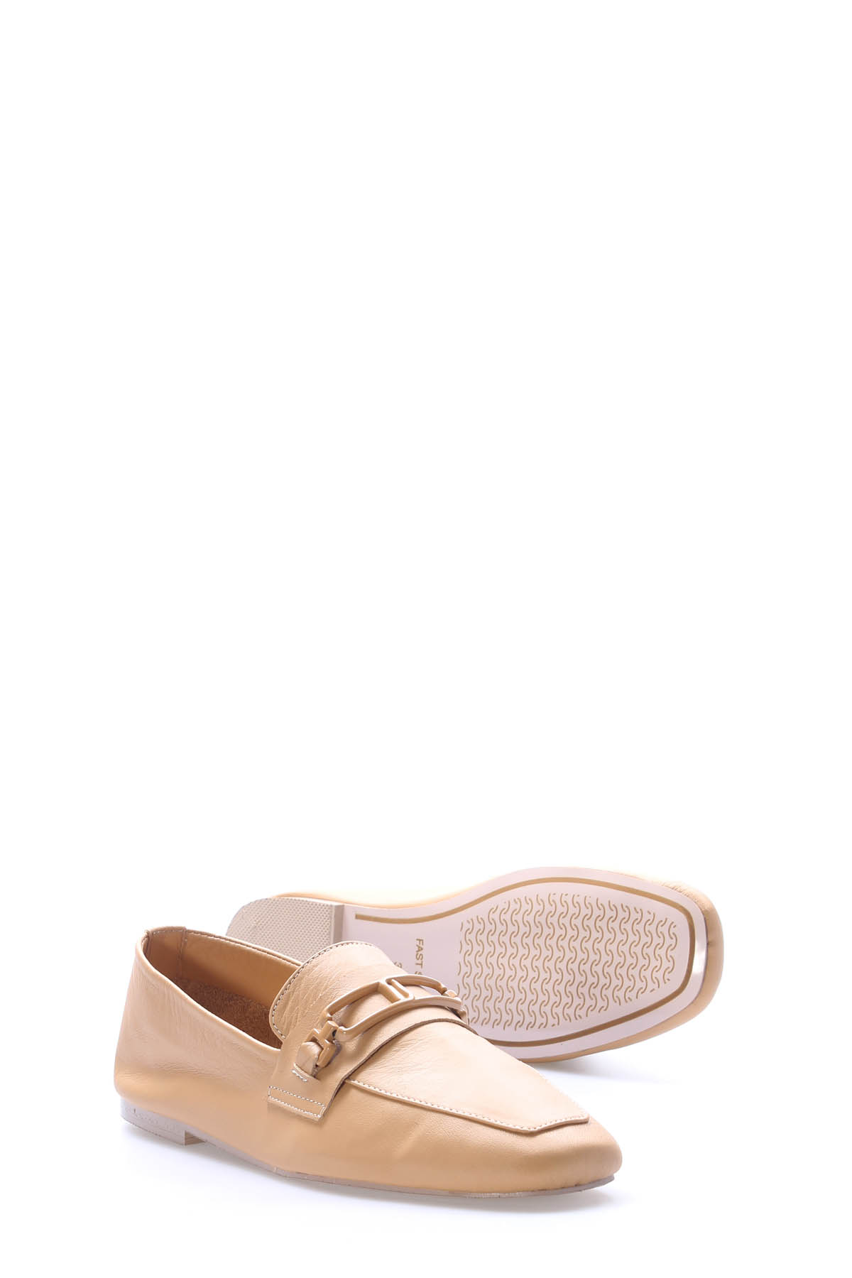 Hakiki Deri Kadın Babet Ayakkabı 210ZA005 - Görsel 5