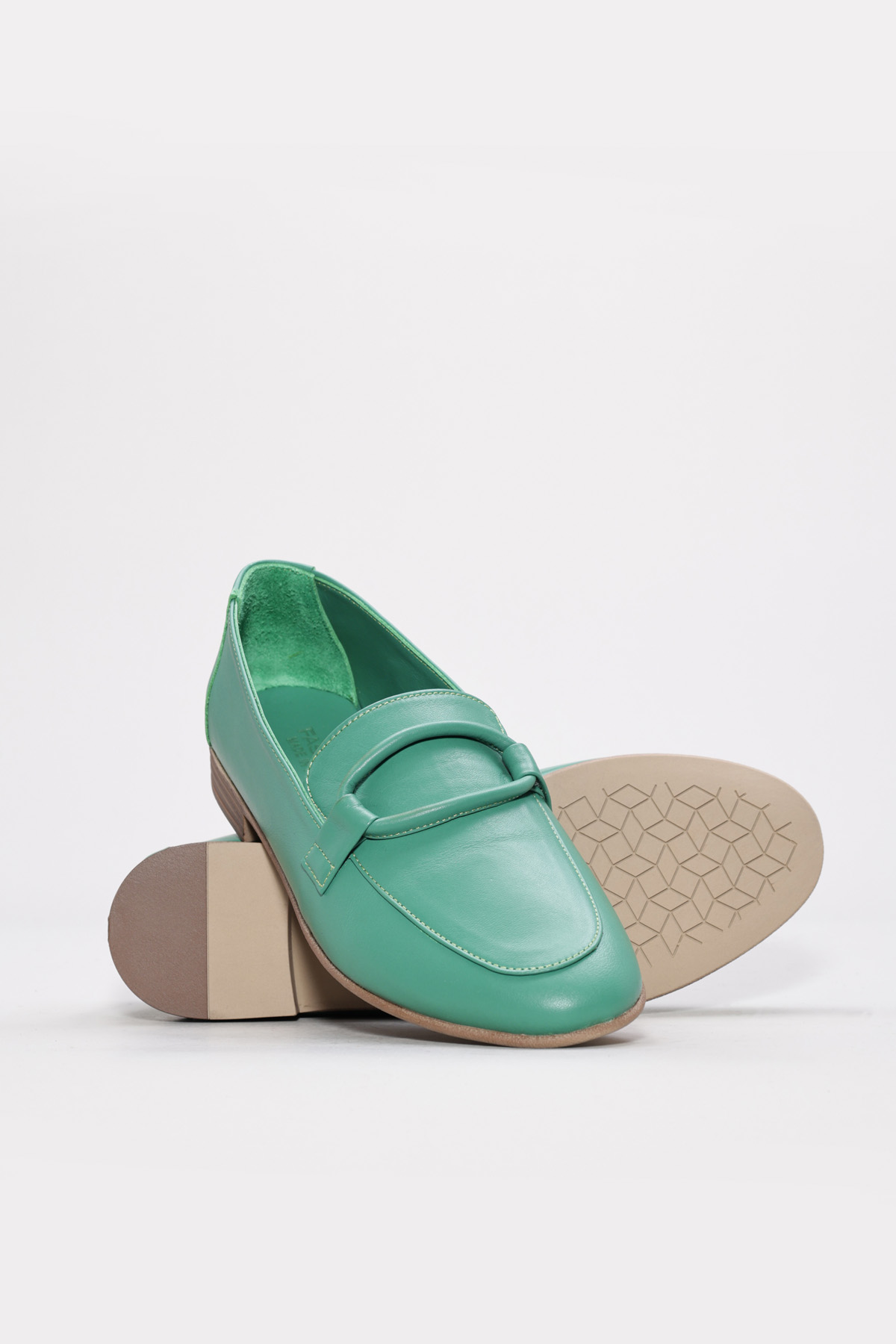 Hakiki Deri Kadın Babet Ayakkabı 657ZA5000 - Görsel 5