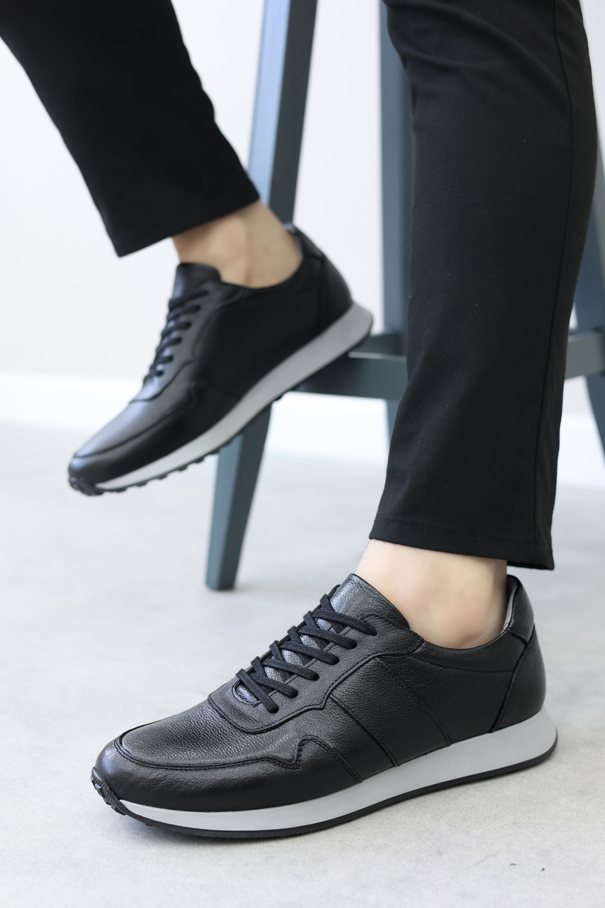 Hakiki Deri Erkek Casual Ayakkabı 951MA071TRM - Görsel 2