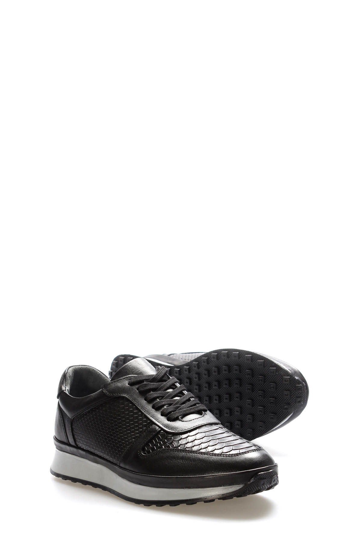 Hakiki Deri Erkek Casual Ayakkabı 951MA6530TRM - Görsel 4