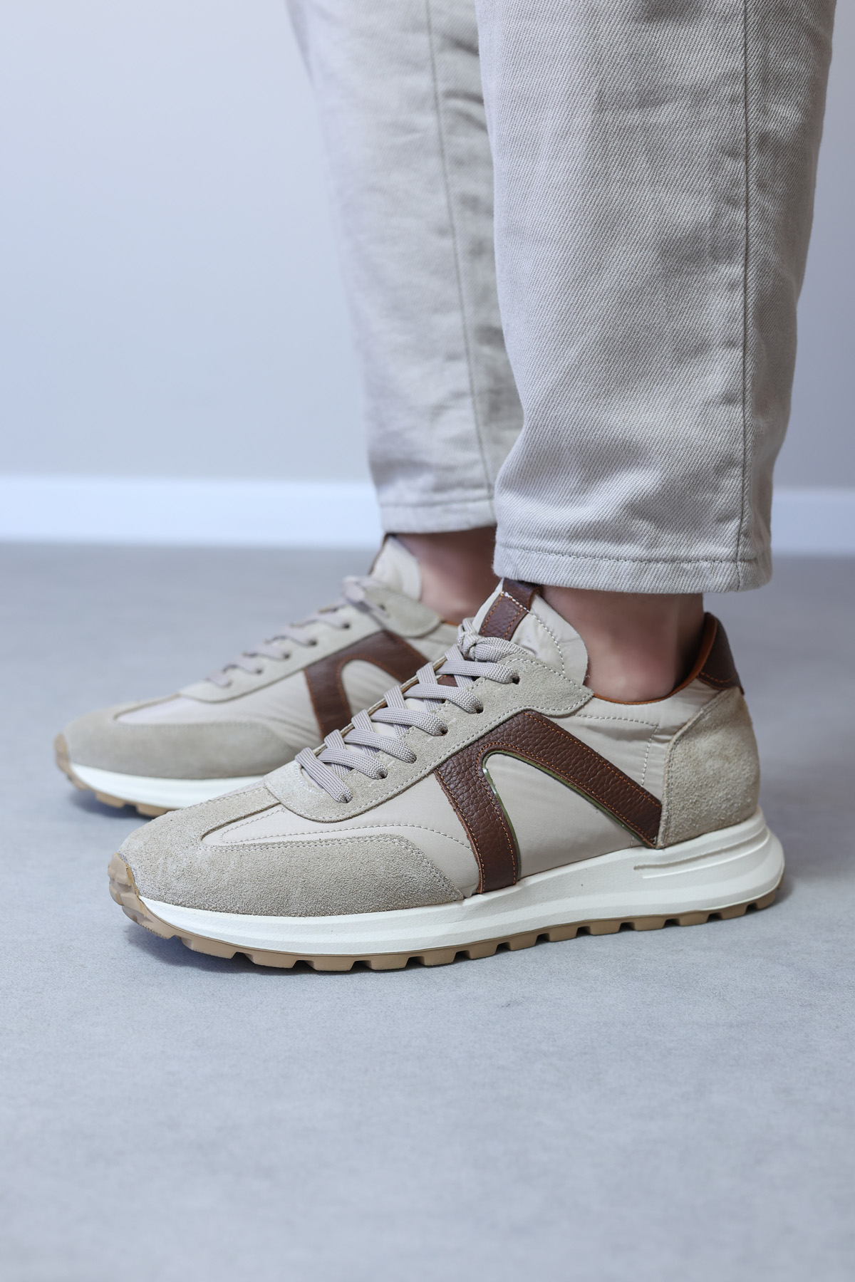 Hakiki Deri Erkek Casual Ayakkabı 723MA5065 - Görsel 2