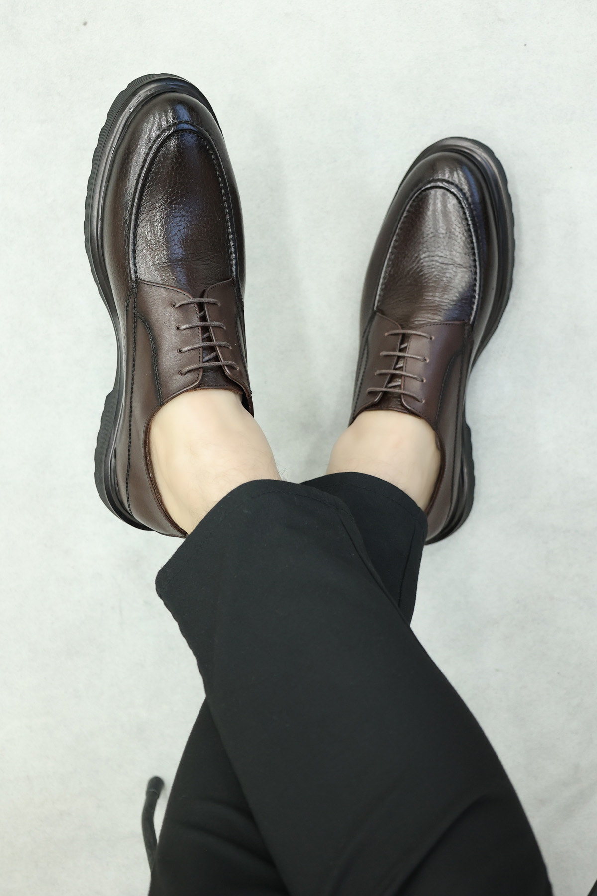 Hakiki Deri Erkek Klasik Ayakkabı 741MA2402-1 - Görsel 3