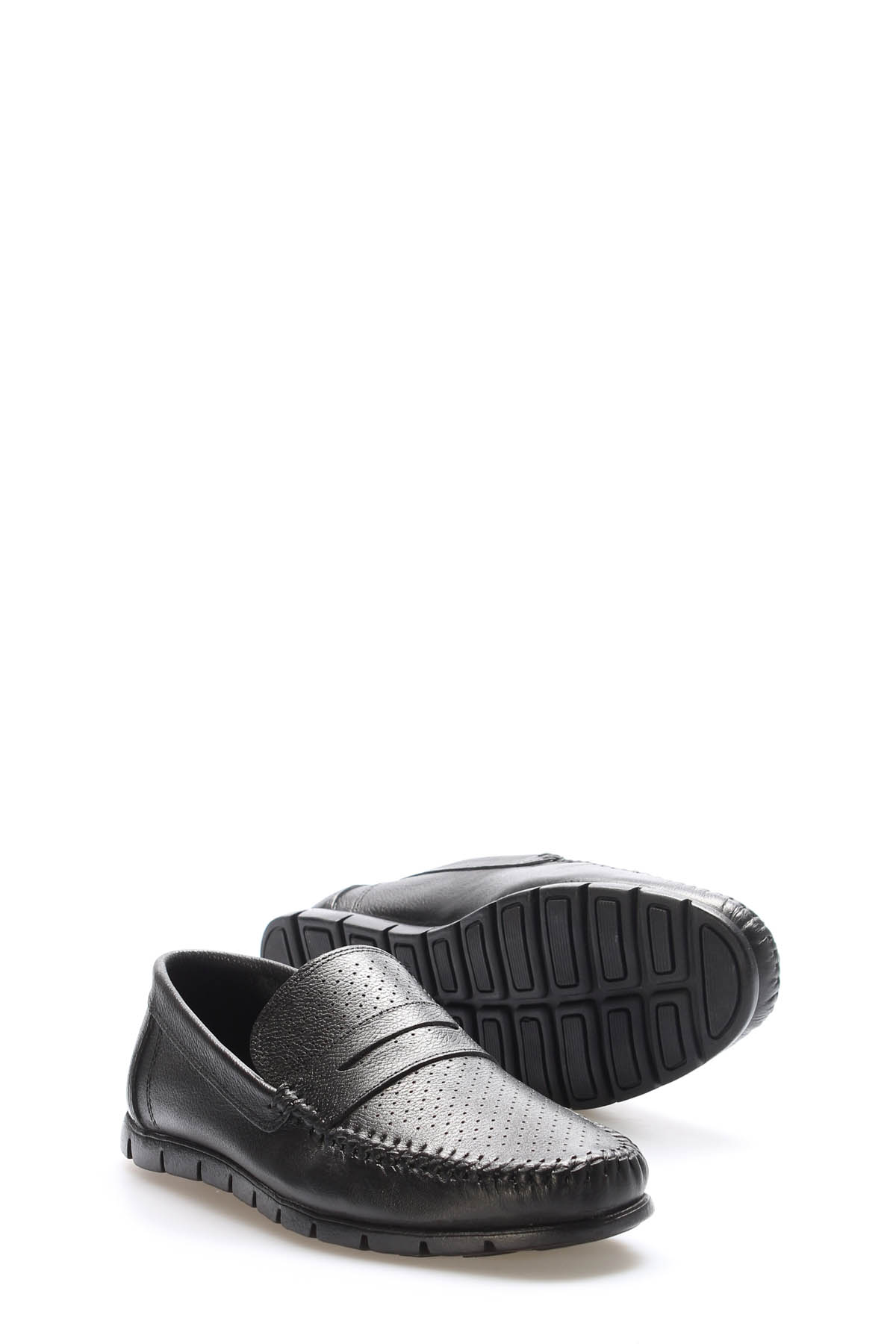 Hakiki Deri Erkek Casual Ayakkabı 628MA20LZR - Görsel 4