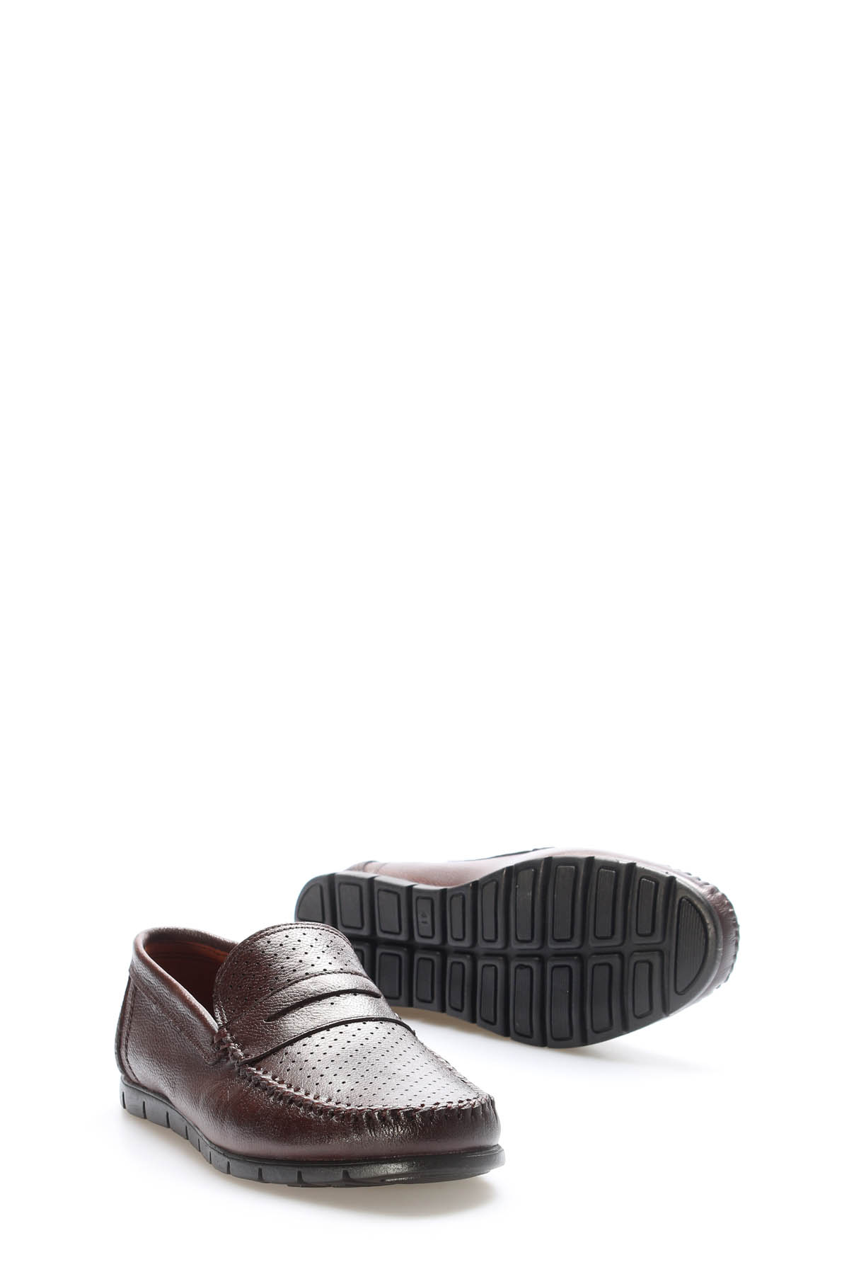 Hakiki Deri Erkek Casual Ayakkabı 628MA20LZR - Görsel 4