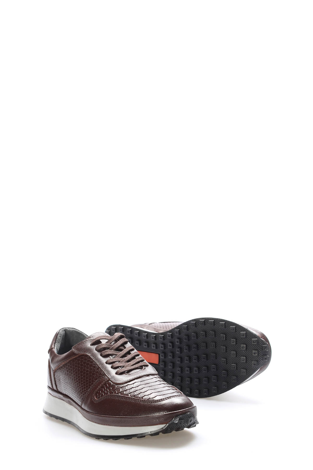 Hakiki Deri Erkek Casual Ayakkabı 951MA6530TRM - Görsel 4