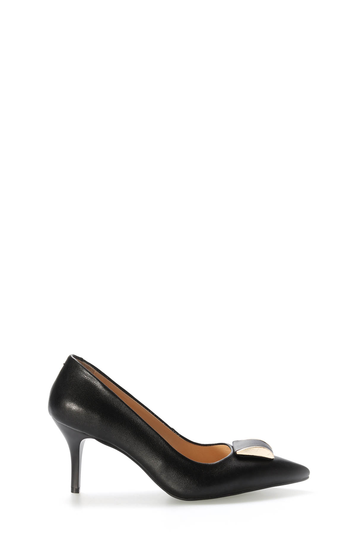 Hakiki Deri Kadın İnce Topuk Ayakkabı 215ZA3110 - Görsel 2