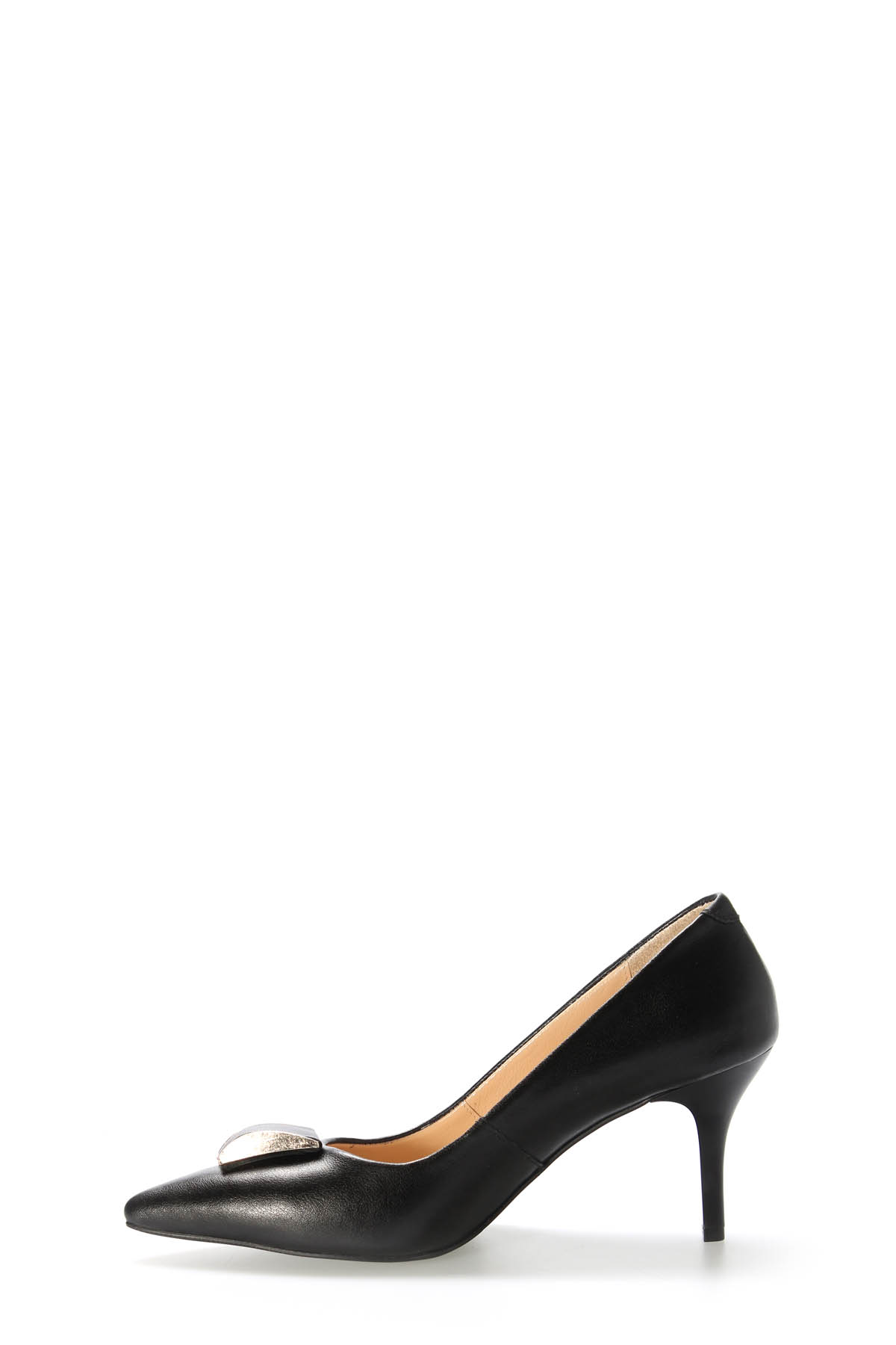 Hakiki Deri Kadın İnce Topuk Ayakkabı 215ZA3110 - Görsel 3