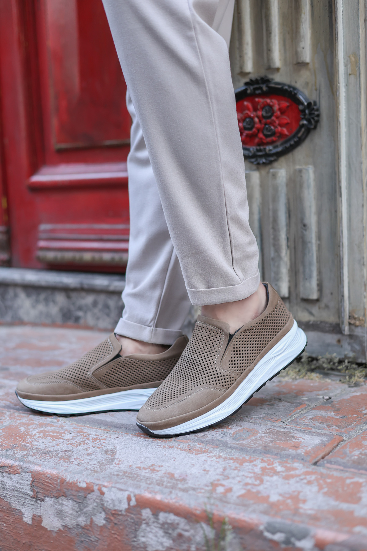 Hakiki Deri Erkek Casual Ayakkabı 856MA5010 - Görsel 2