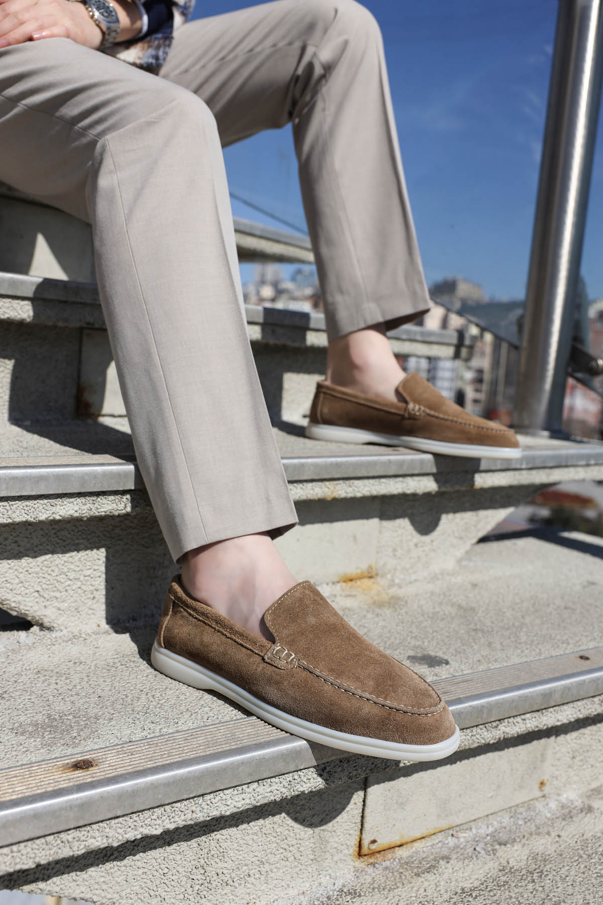 Hakiki Deri Erkek Casual Ayakkabı 819MA020LP - Görsel 2