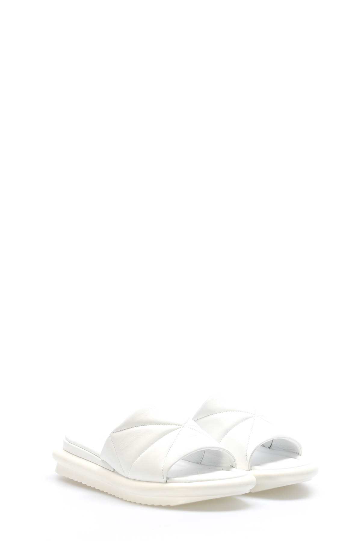 Hakiki Deri Kadın Düz Terlik 227ZAOP04 - Görsel 5