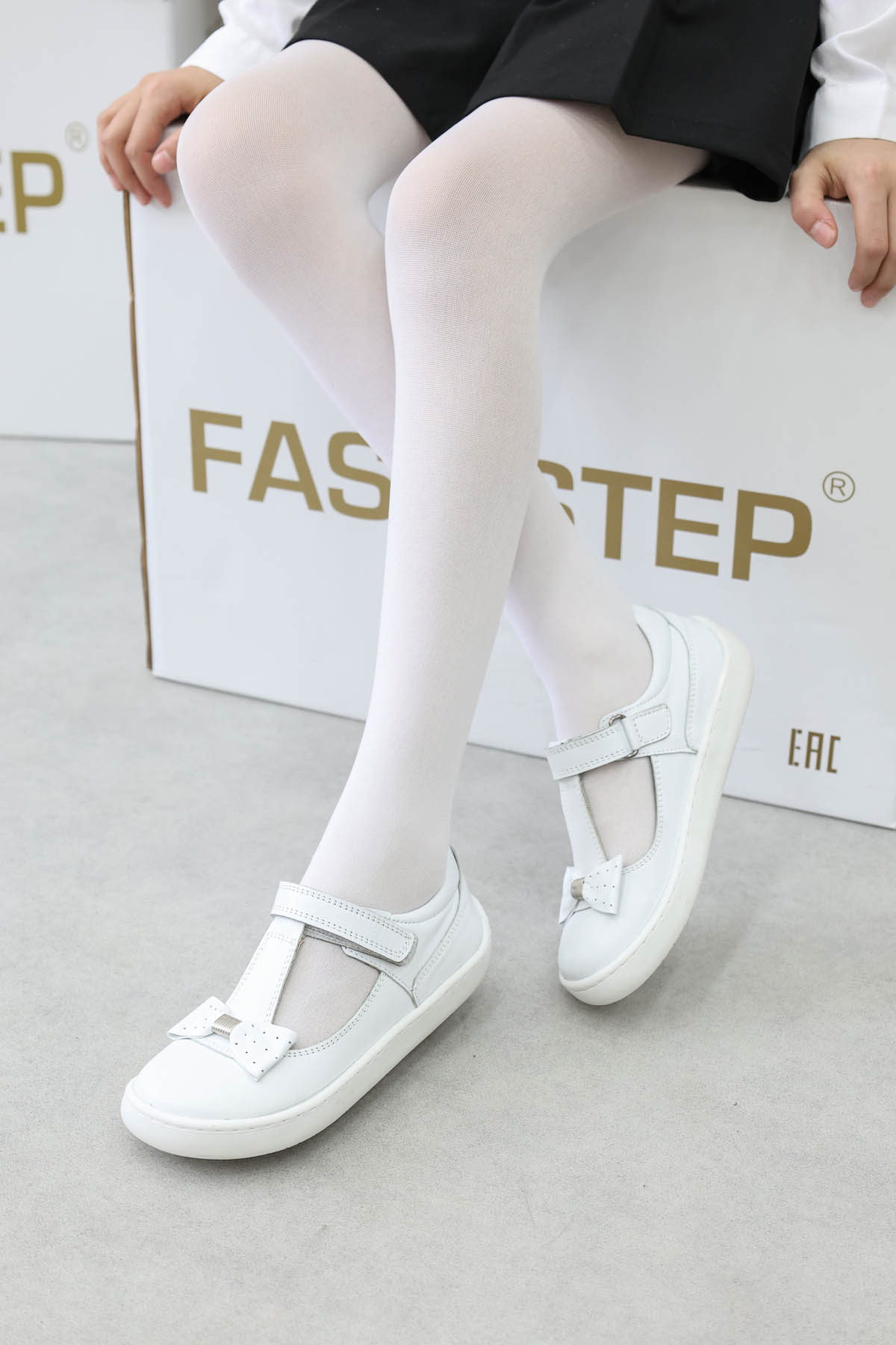 Hakiki Deri Kız Çocuk Casual Ayakkabı 006XA1040 - Görsel 3