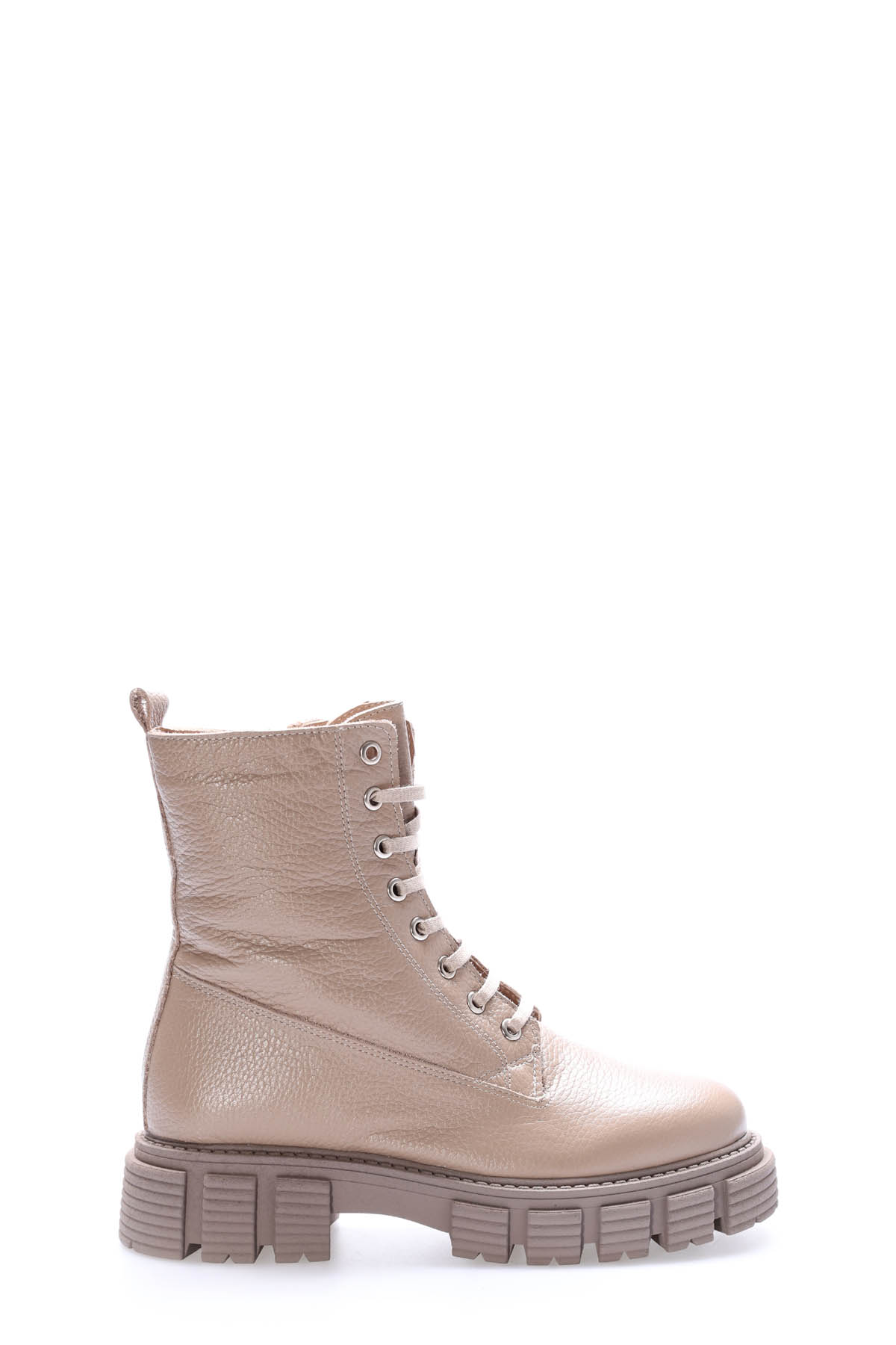 Hakiki Deri Kürklü Kadın Klasik Bot 710KZA6001 - Görsel 2