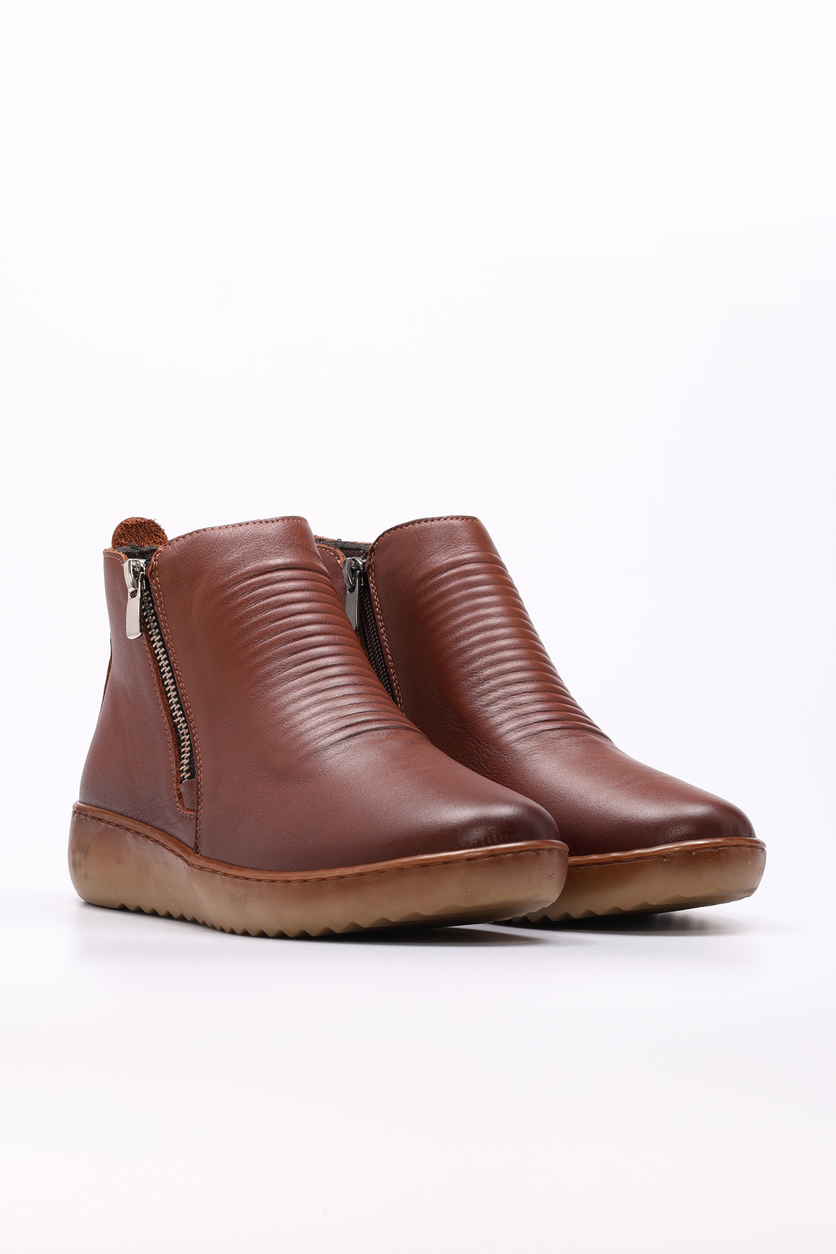 Hakiki Deri Kadın Klasik Bot 864SZA1205 - Görsel 5