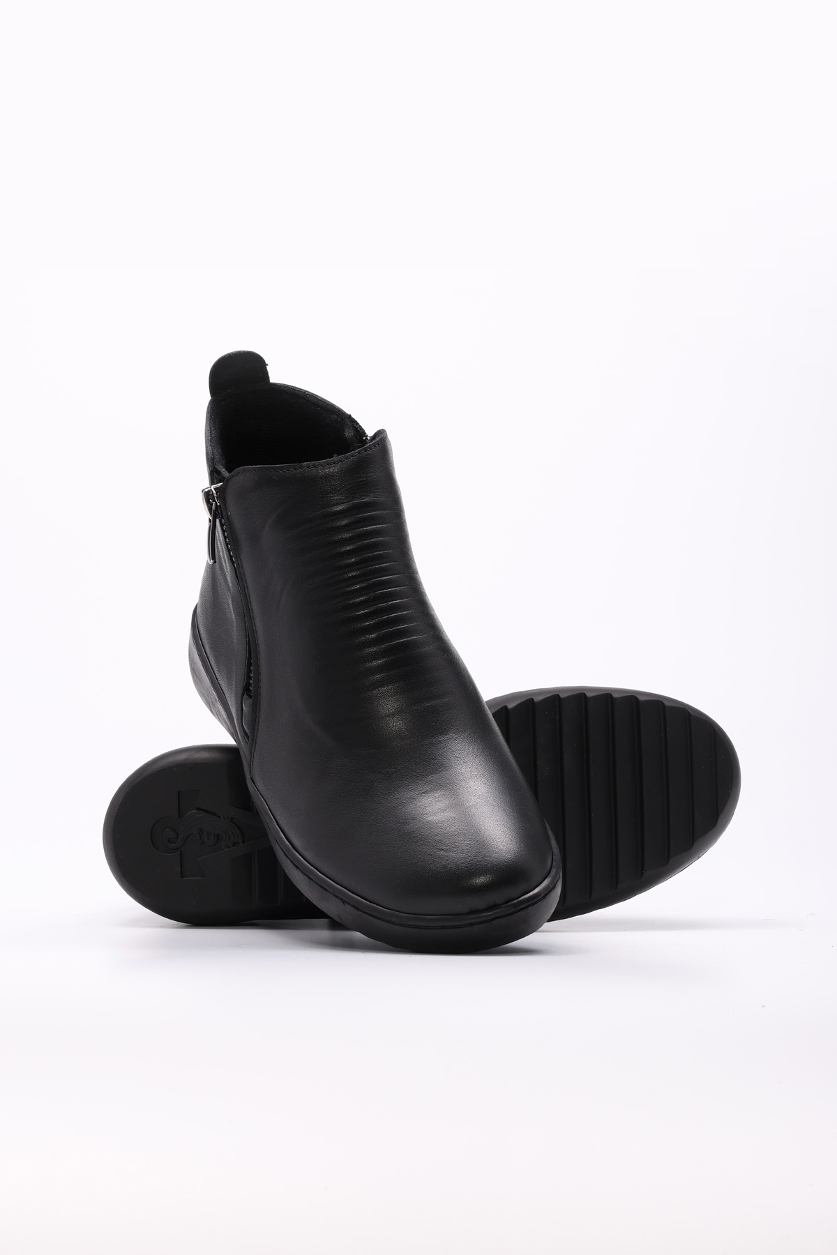 Hakiki Deri Kadın Klasik Bot 864SZA1205 - Görsel 4