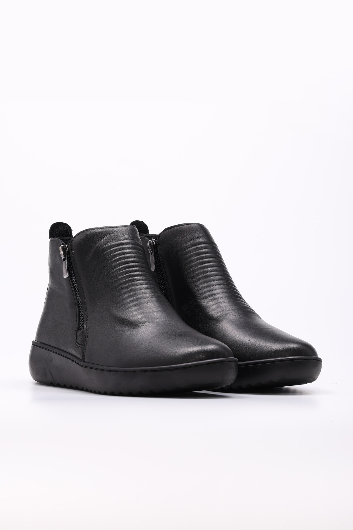 Hakiki Deri Kadın Klasik Bot 864SZA1205 - Görsel 5