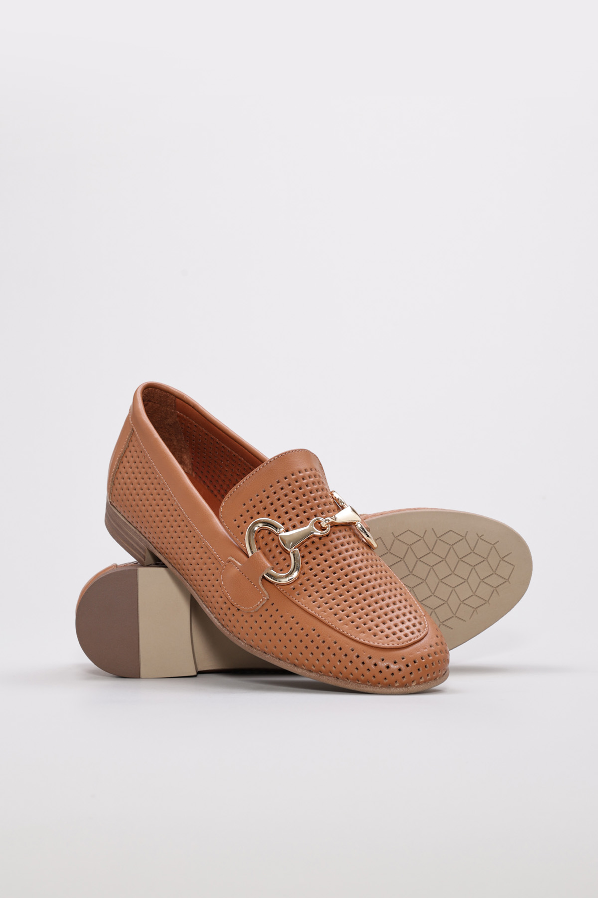 Hakiki Deri Kadın Babet Ayakkabı 657ZA6000TK - Görsel 4