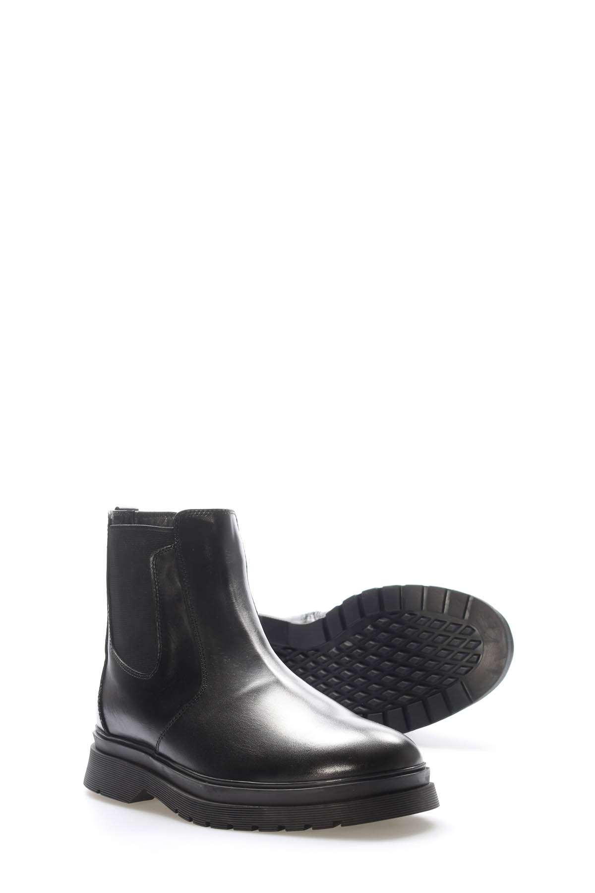 Hakiki Deri Kürklü Erkek Klasik Bot 209KMA241 - Görsel 4