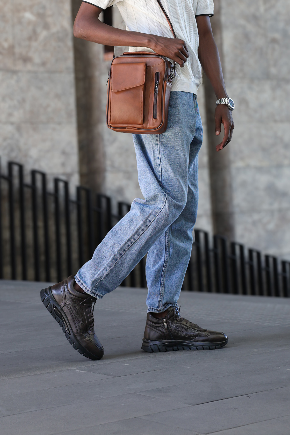 Hakiki Deri Erkek Klasik Bot 214KMA250 - Görsel 7