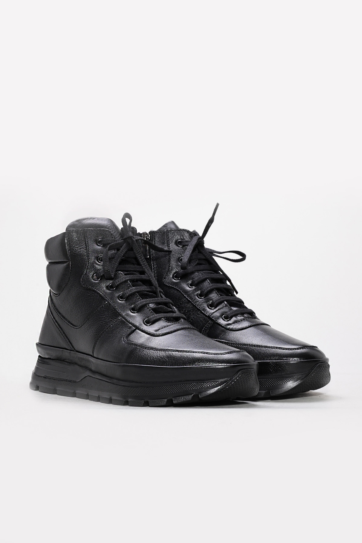 Hakiki Deri Kürklü Erkek Klasik Bot 214KMA3252 - Görsel 5