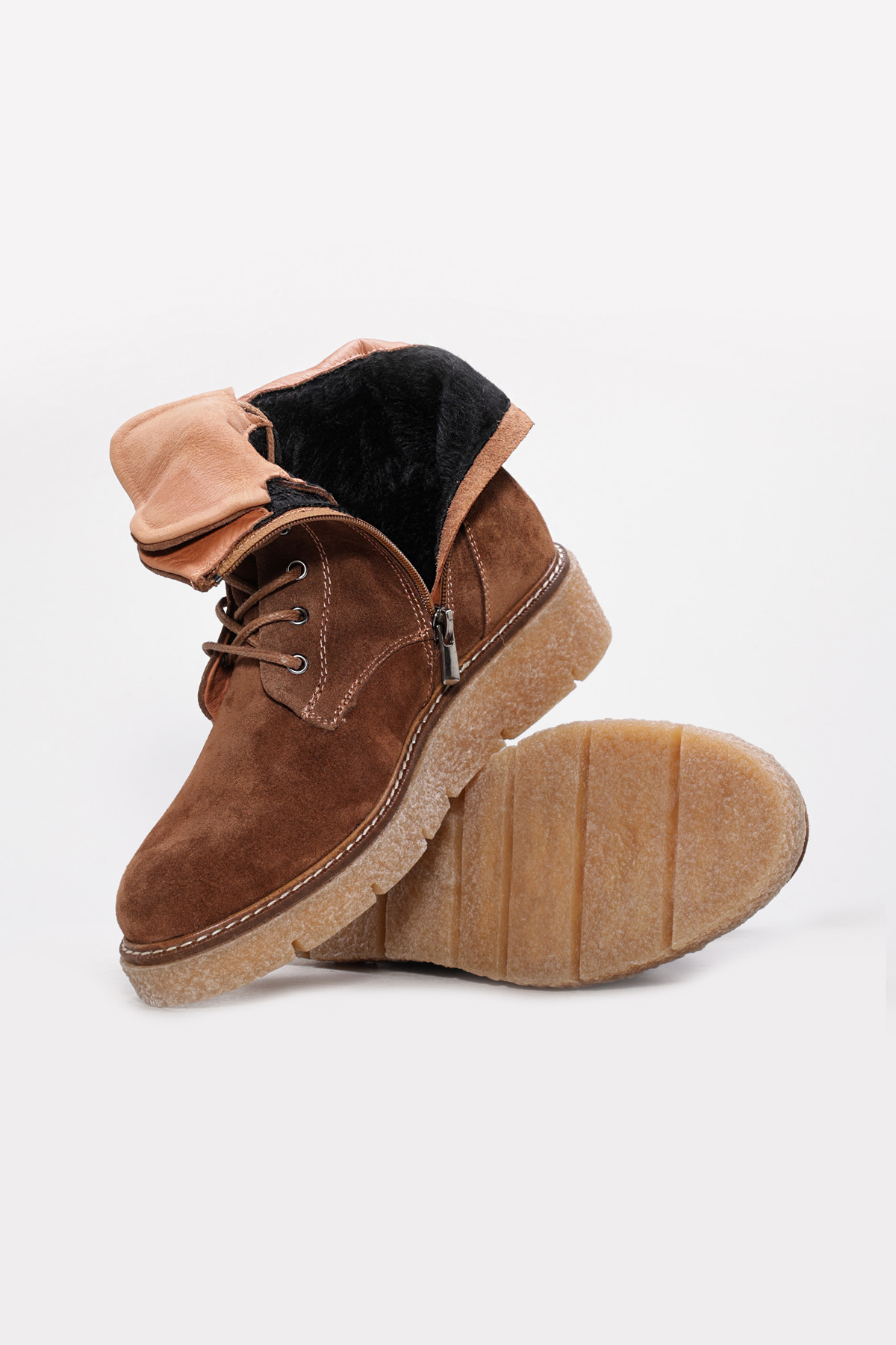 Hakiki Deri Kadın Klasik Bot 657SZA2503 - Görsel 5