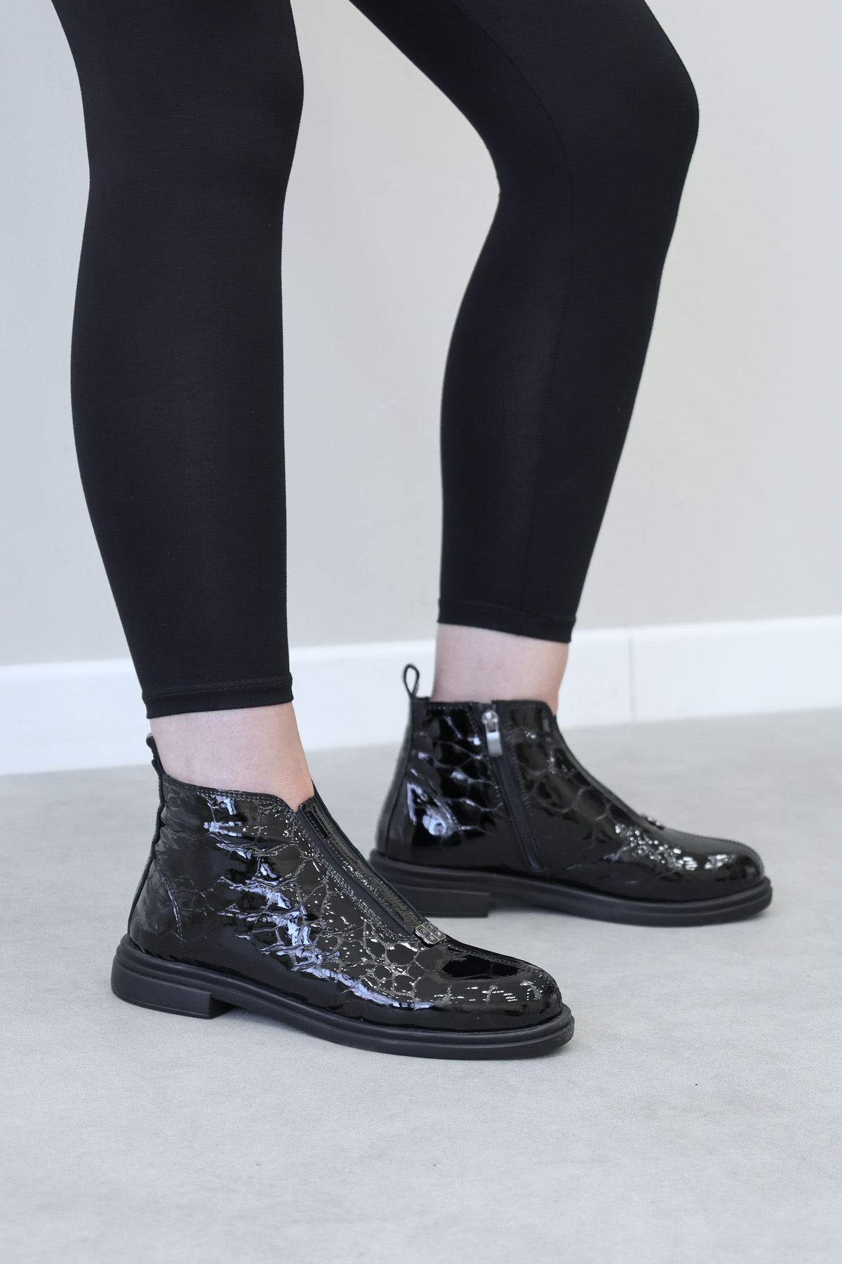 Hakiki Deri Kadın Klasik Bot 238SZA116 - Görsel 2