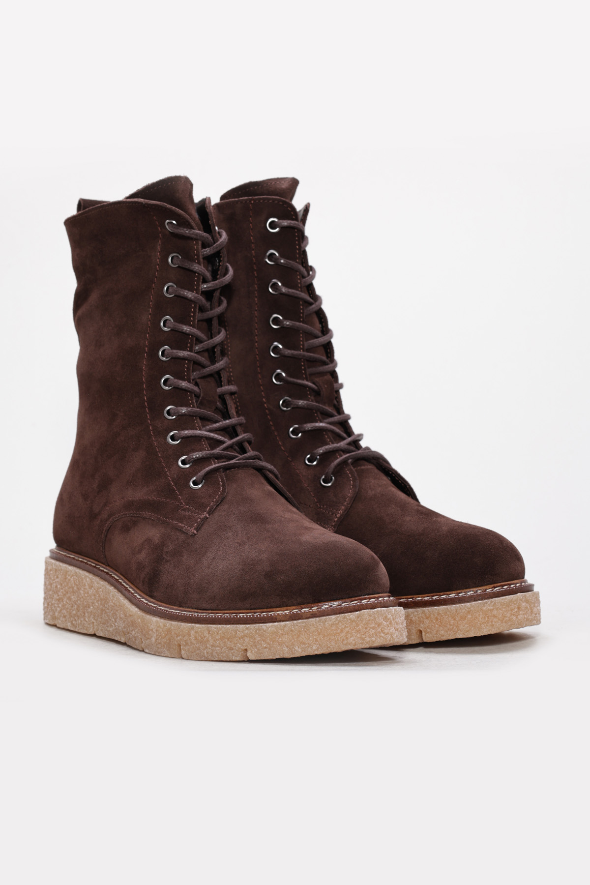 Hakiki Deri Kürklü Kadın Klasik Bot 657KZA2504 - Görsel 5