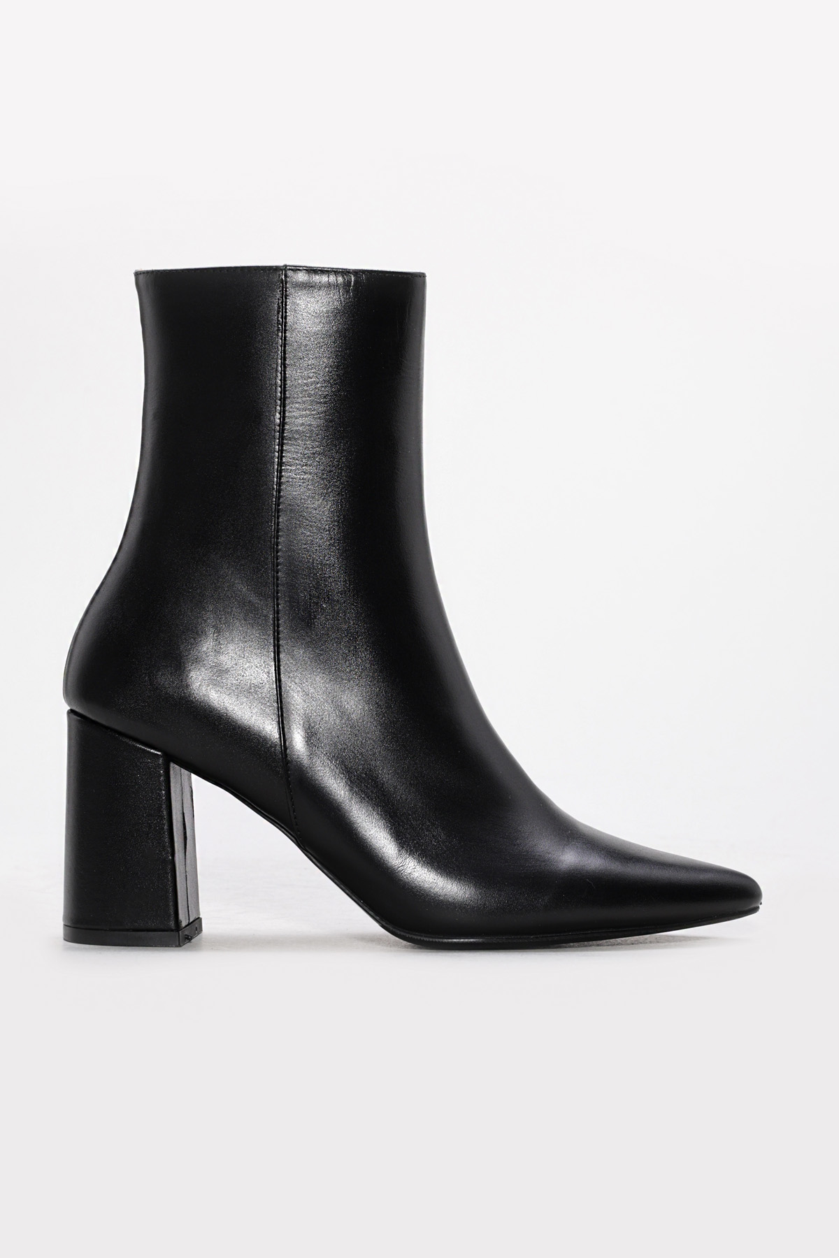 Fast Step Fast Step Siyah Hakiki Deri Kadın Kalın Topuklu Bot 215DZA3211 | Flo Siyah - 2. görsel