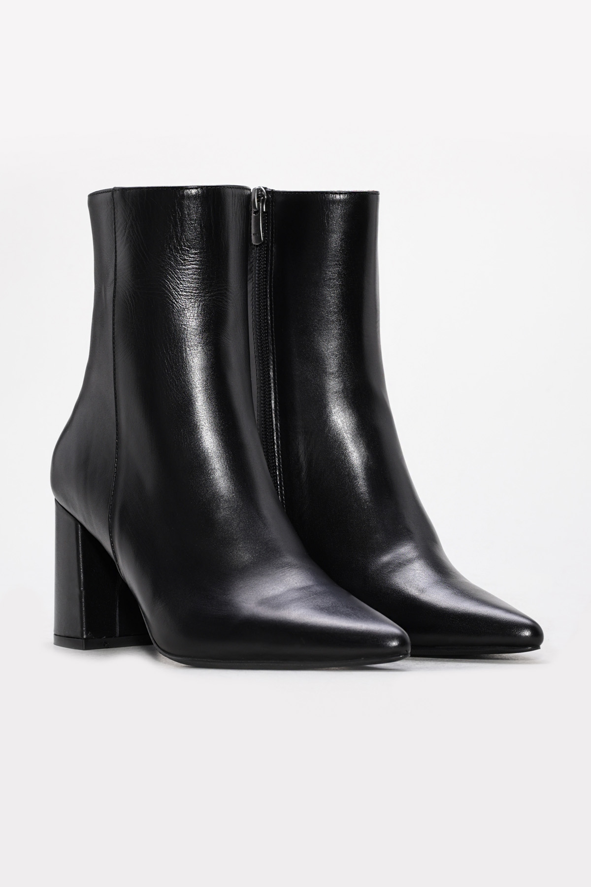 Fast Step Fast Step Siyah Hakiki Deri Kadın Kalın Topuklu Bot 215DZA3211 | Flo Siyah - 5. görsel