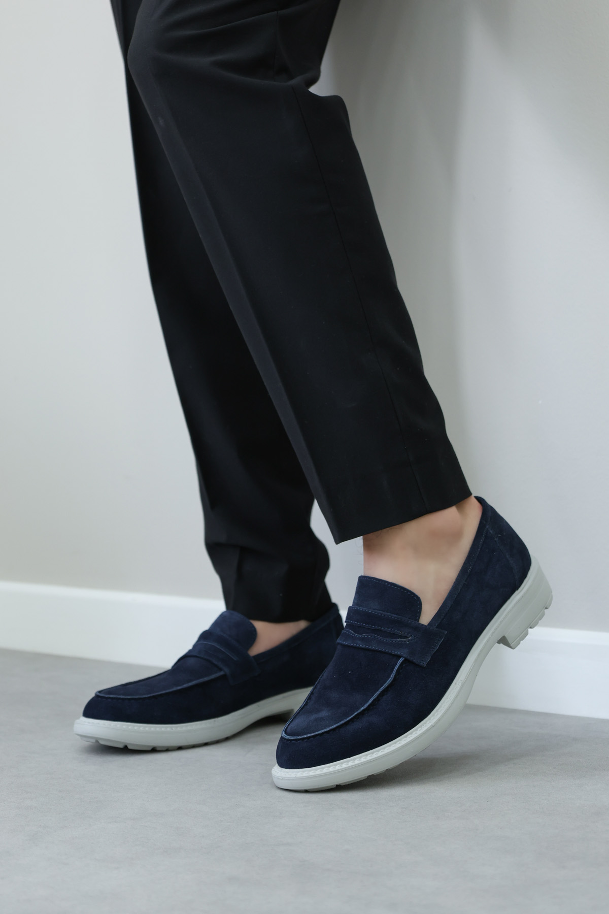 Fast Step Siyah Fast Step Hakiki Deri Erkek Casual Ayakkabı 214MA4091