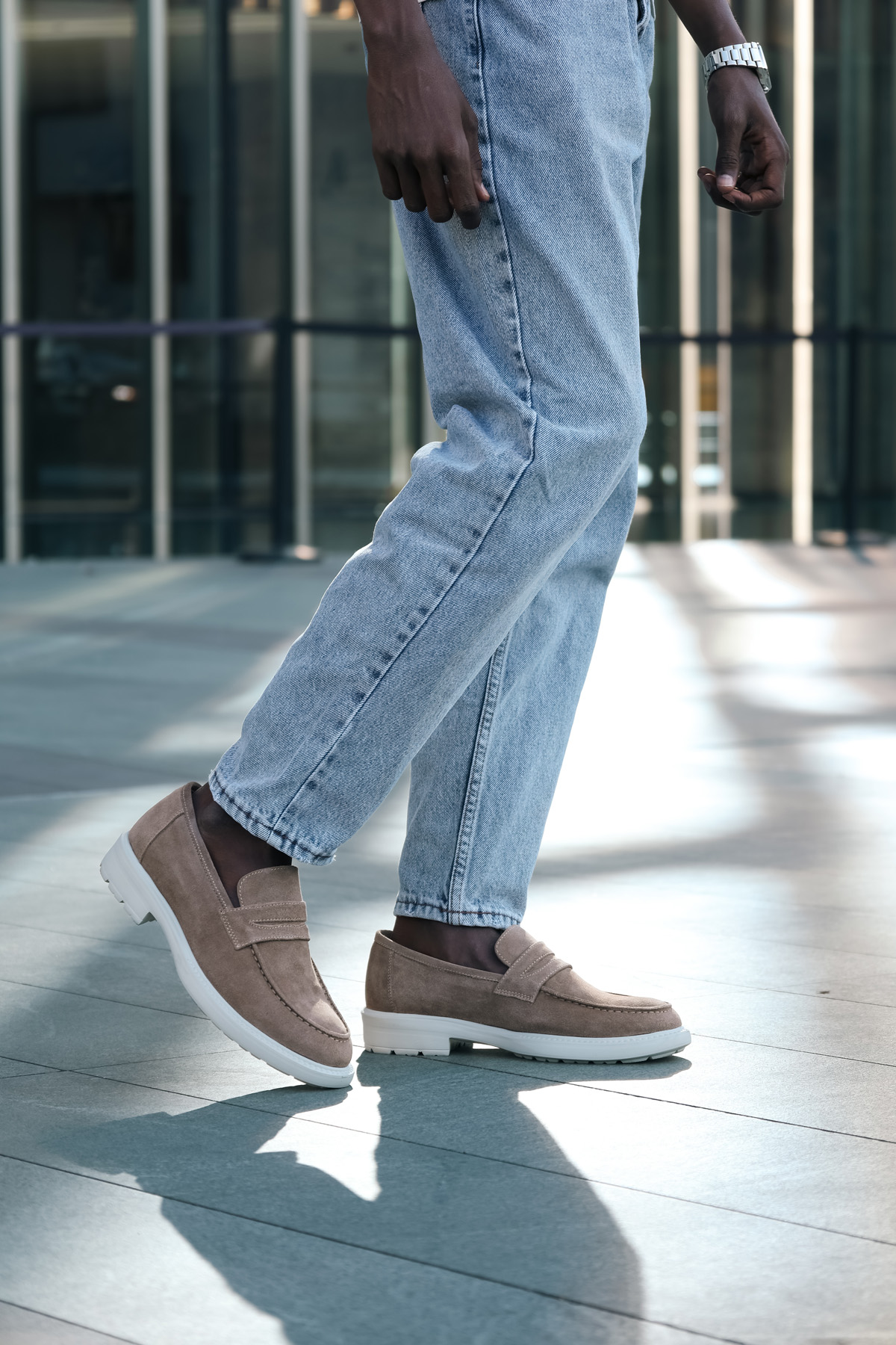 Fast Step Siyah Fast Step Hakiki Deri Erkek Casual Ayakkabı 214MA4091