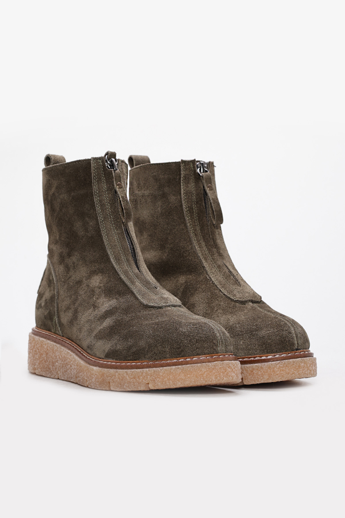 Hakiki Deri Kürklü Kadın Klasik Bot 657KZA2502 - Görsel 5