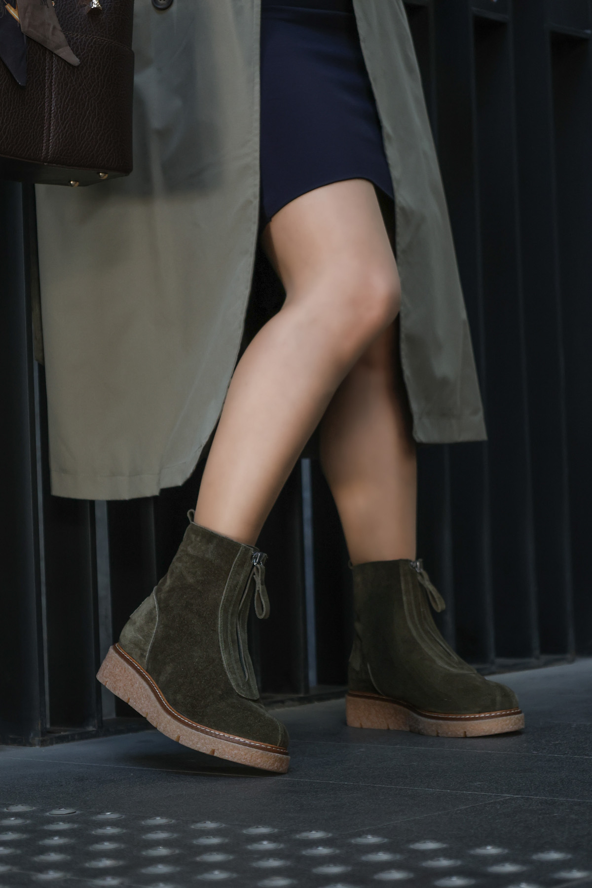 Hakiki Deri Kürklü Kadın Klasik Bot 657KZA2502 - Görsel 7