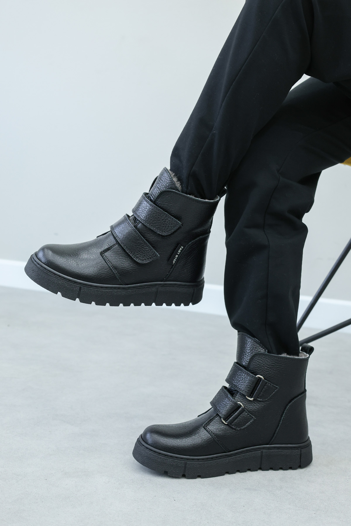 Hakiki Deri Kürklü Unisex Çocuk Klasik Bot 769KXA134 - Görsel 2